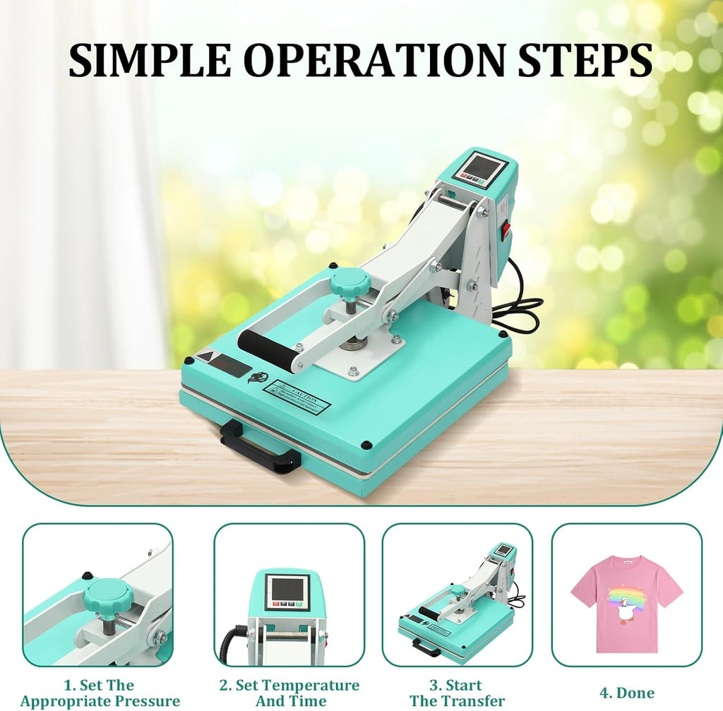 Hea Pres Machine 1 1 i Larg Operatin Pane T-Shirt Hea Press Fas Heating Digita Sublimatio Printe Hig Pressur Hea Pres Machin fo Clothe Canva Bag Pillow Placemats