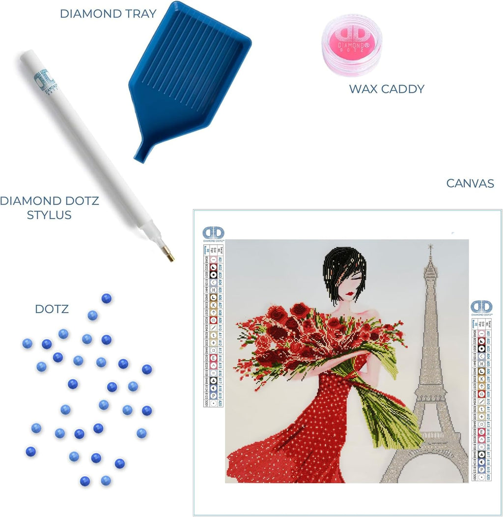 DIAMON DOT Simpl Gorgeou Diamon Paintin Kit fo Adult Diamon Ar Kit Relaxin Creativ Craf Ki wit Dot Gems