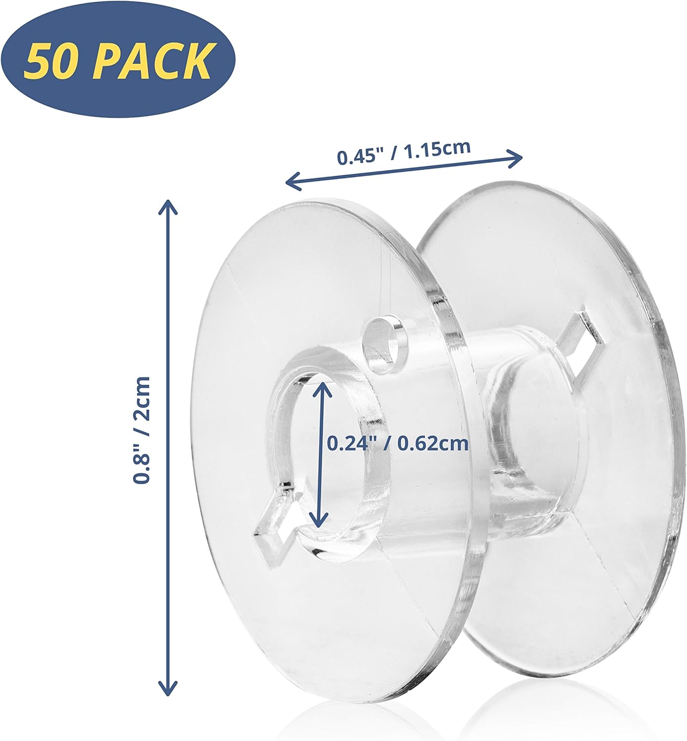 Bobbin 5 Pac Plasti Bobbin fo Sewin Machine (Brothe Singer)