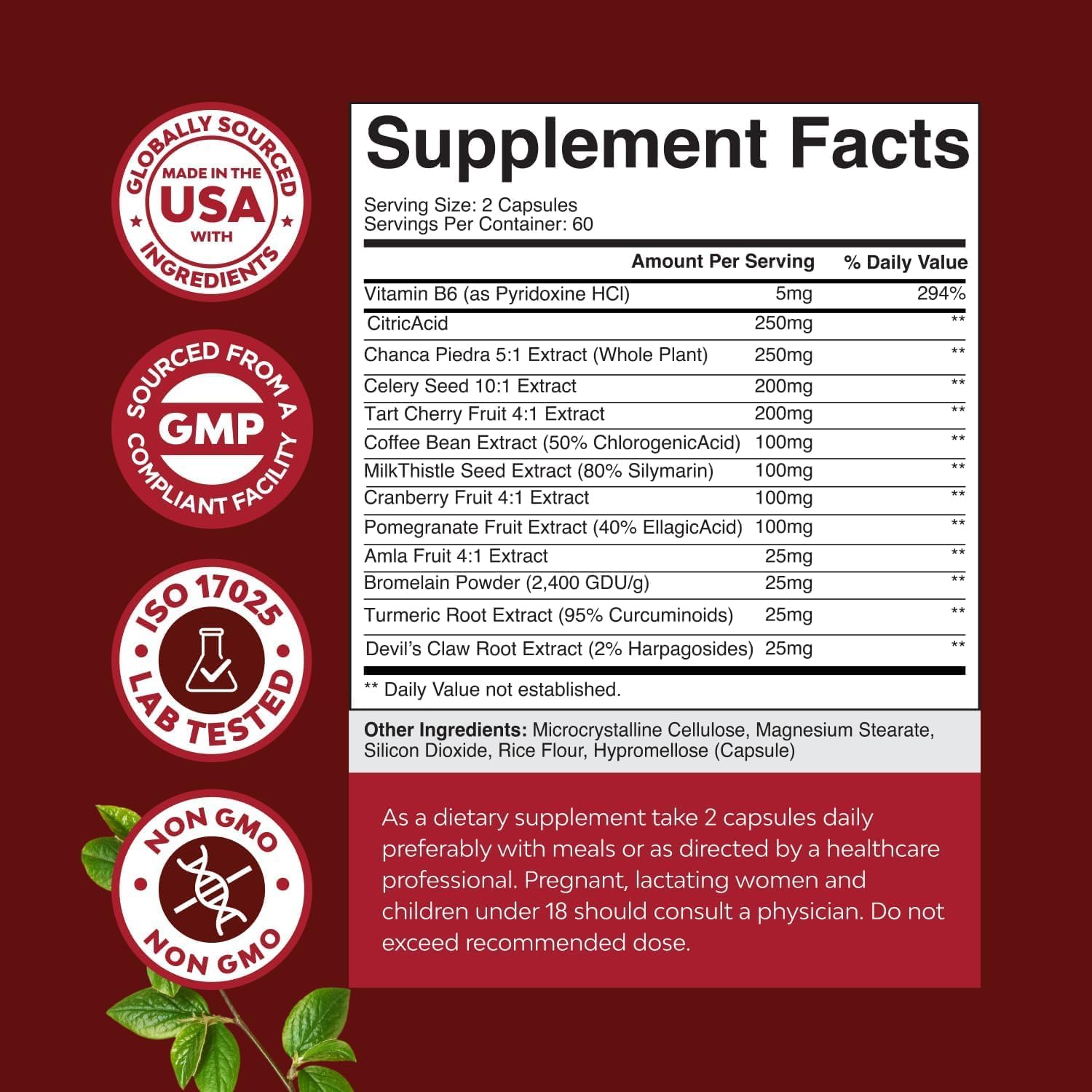 Green Coffee Bean Extract for Uric Acid Cleanse Detox - Green Coffee Beans with Turmeric, Tart Cherry Celery Seed for Adults - Daily Uric Acid Flush for Joints Support Kidney Cleanser ¨C 120 Ct