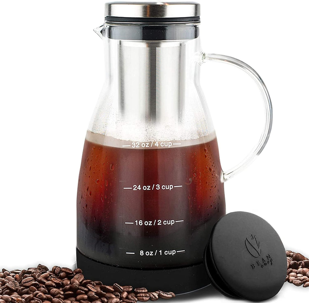 Bea Env Col Bre Coffe Make 3 o Glas Coffe Col Bre Make an Pitche w/Silicon Ca Base
