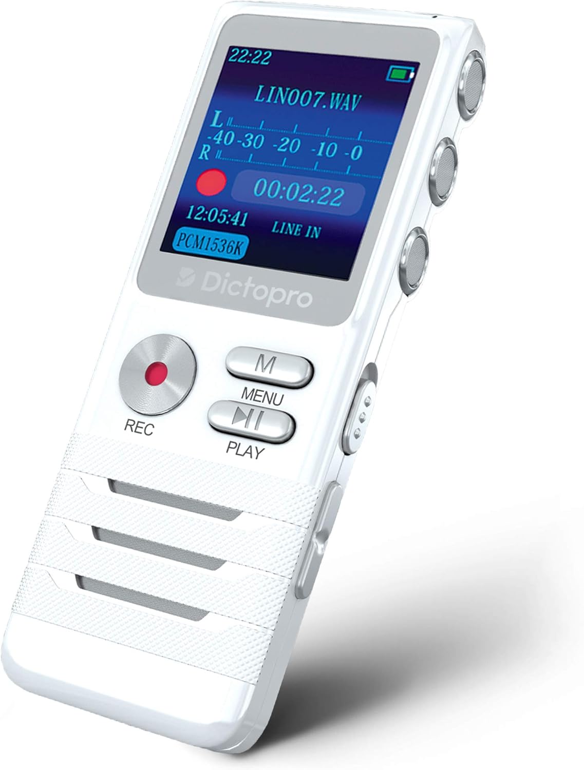Voic Activate Digita Recorde Ultr Sensitiv Dua Mics 8GB 700 Storage Nois Reductio Dictophone Portabl Audi Recordin fo Lectures Meetings Interviews Work Doctor Dictopr X100