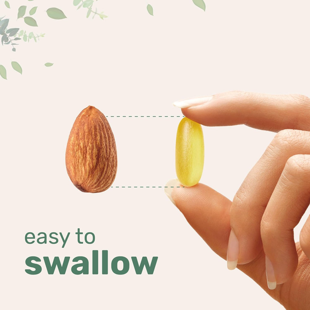 Micro Ingredients Triple Strength Omega 3 Fish Oil Supplements 4200mg Per Serving, 120 Softgels ¨C Lemon Flavored ¨C Burpless | EPA 1200mg + DHA 900mg | Deep Sea Fish