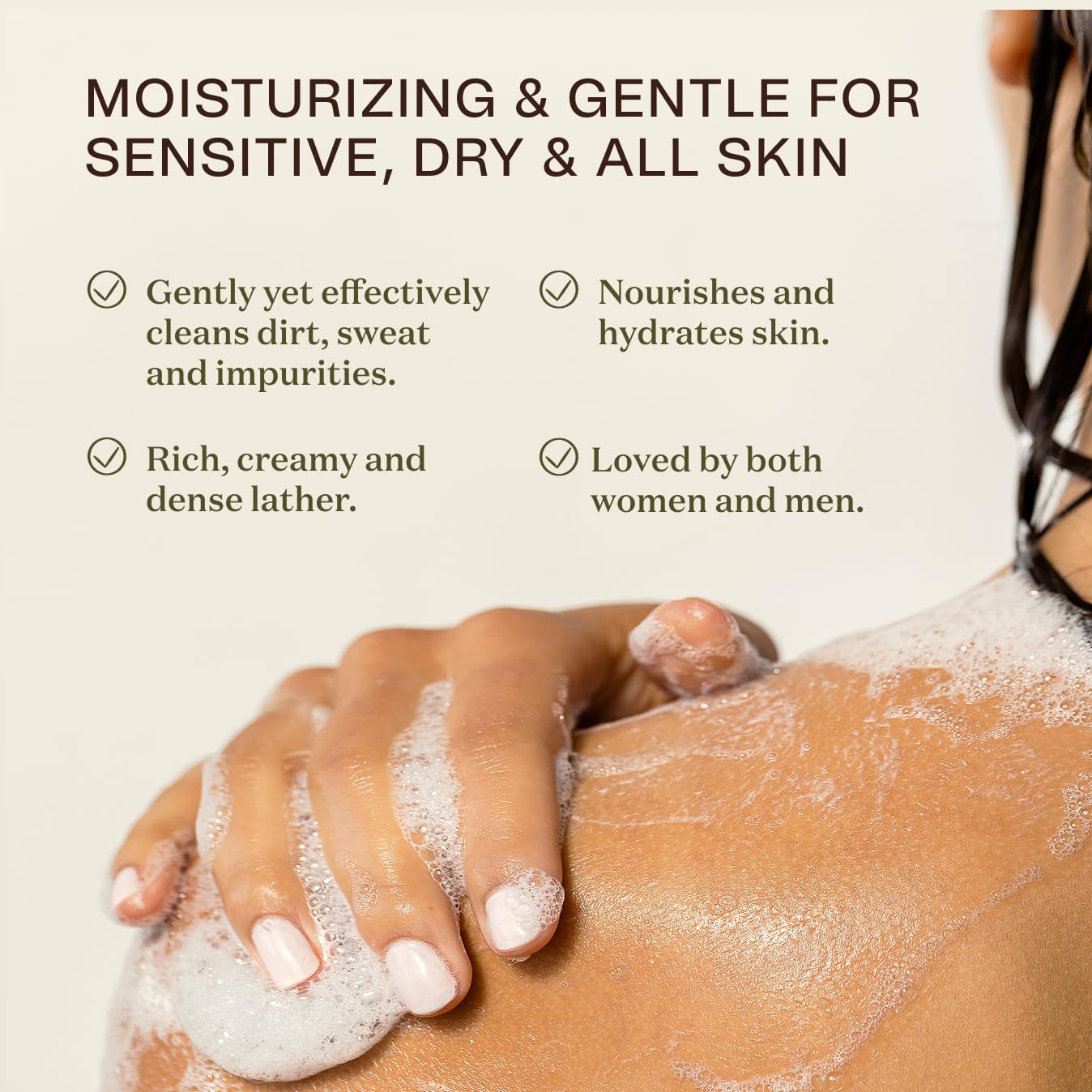 Ingreendients Natural Body Wash With Organic Ingredients - Moisturizing For Dry and Sensitive Skin, Vegan, Cruelty Free, Sulfate Free, Betaine Free (2 x 16 FL. Oz)