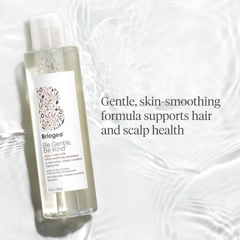 Brioge B Gentle B Kin Alo Oa Mil Ultr Soothin Shampoo Hypoallergeni an Dermatologist-Approve Shampoo Fragranc Free Vegan Cruelty-Free f oz