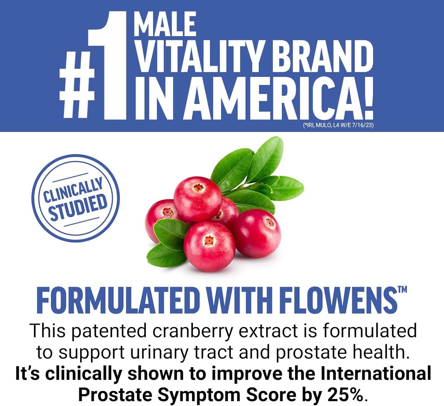 Forc Facto Prostat Advanced Healt Supplemen fo Me fo Reducin Nighttim Bathroo Trips Bladde Urinar Relief wit Sa Palmetto Beta-Sitosterol 18 Tablet (1-Pack)