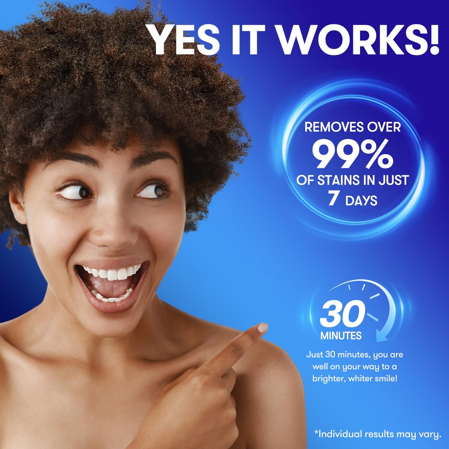MySmile Teeth Whitening Strips, Hydroxyapatite-Infuse White Strips, Non-Sensitive Teeth Whitening with Soothing Natural Ingredients, Enamel-Safe, Residue-Free, Non-Slip, 14 Treatments Kit