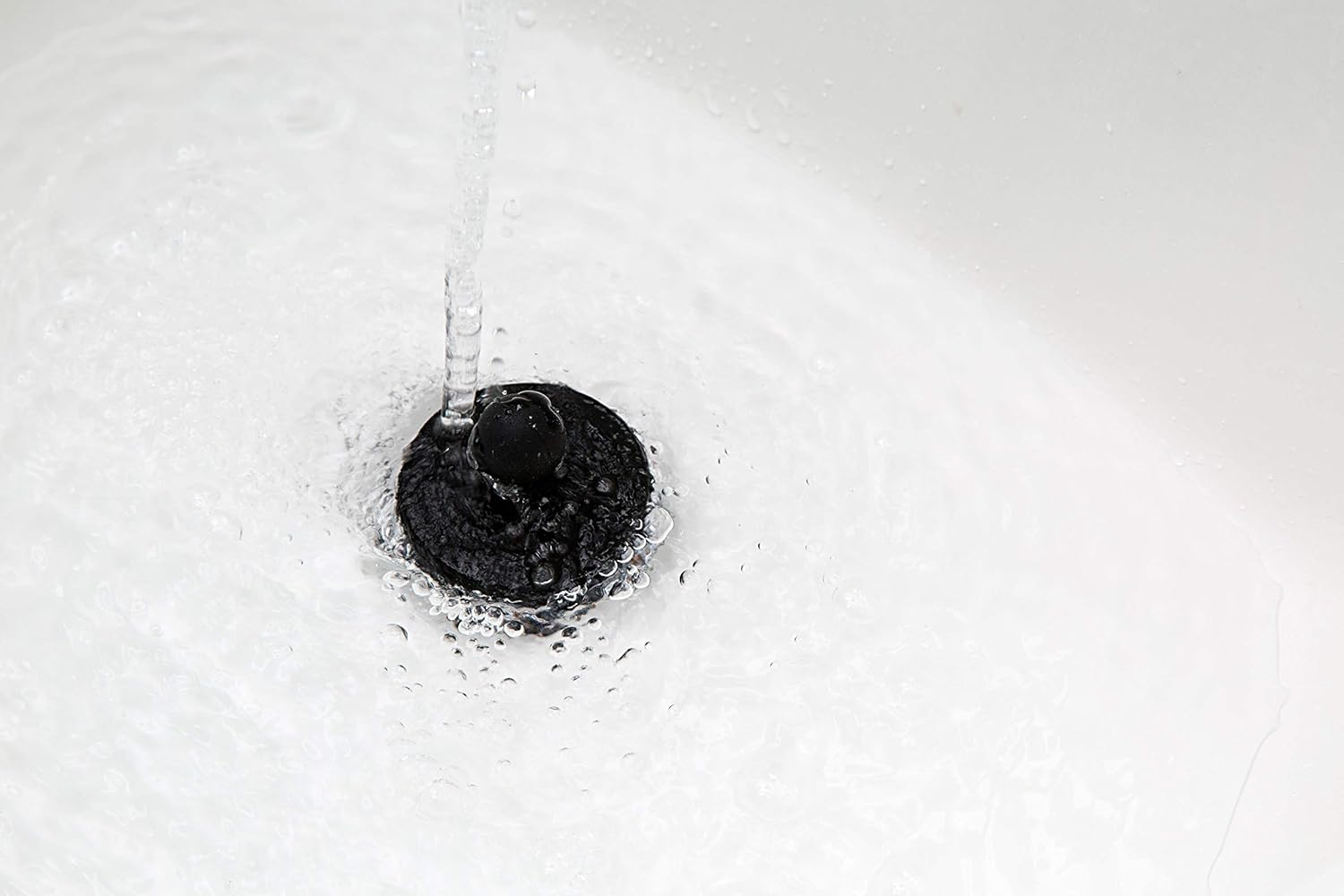 StopShroo Tu Pac Universa Stoppe fo Bathtu an Bathroo Sin Drains Blac Plu 2pk Count