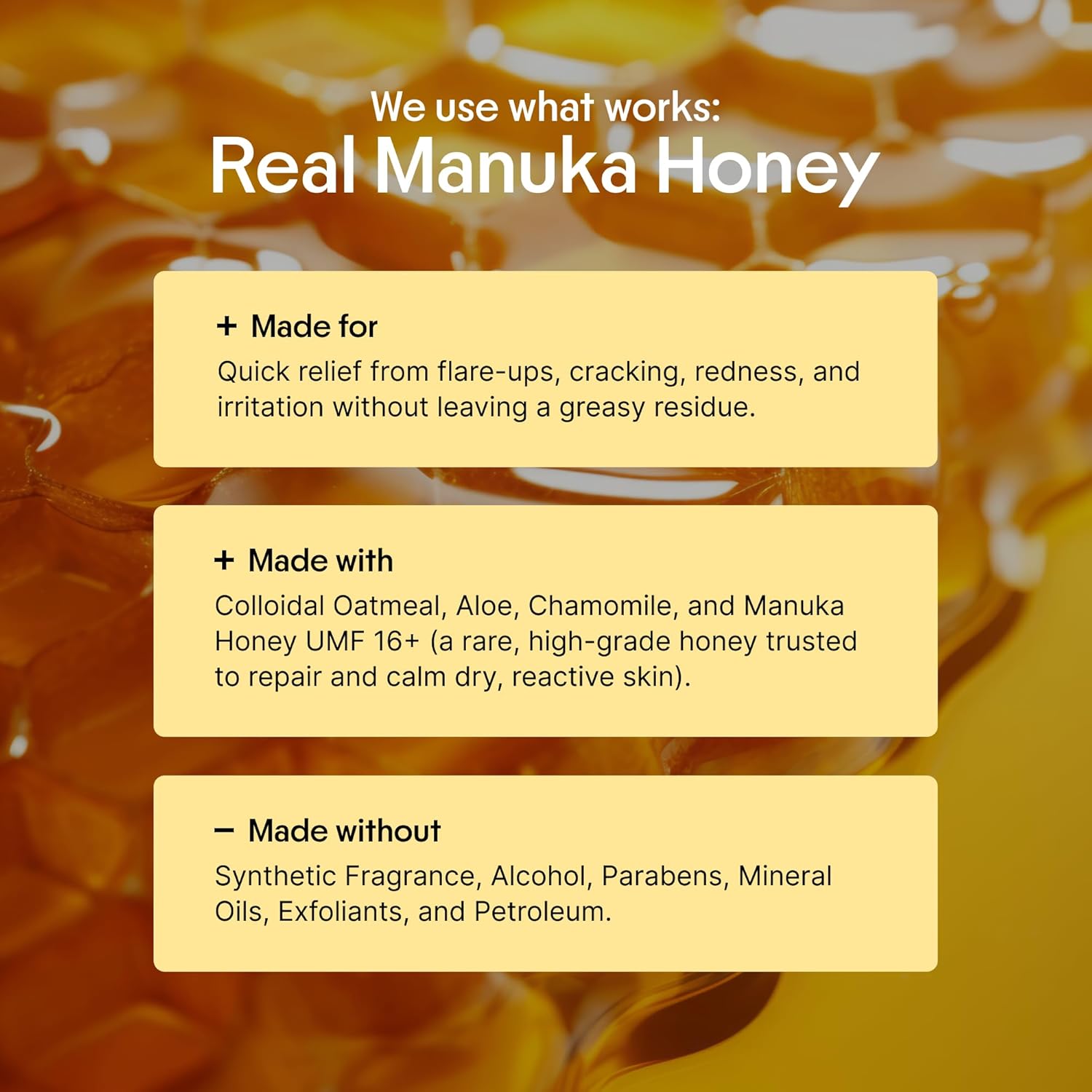Clearbody Organics Manuka Honey Cream - 2 Fl Oz - Soothing Eczema Cream - Deep Hydration with Colloidal Oatmeal - Instant Manuka Relief for Dry, Itchy Skin