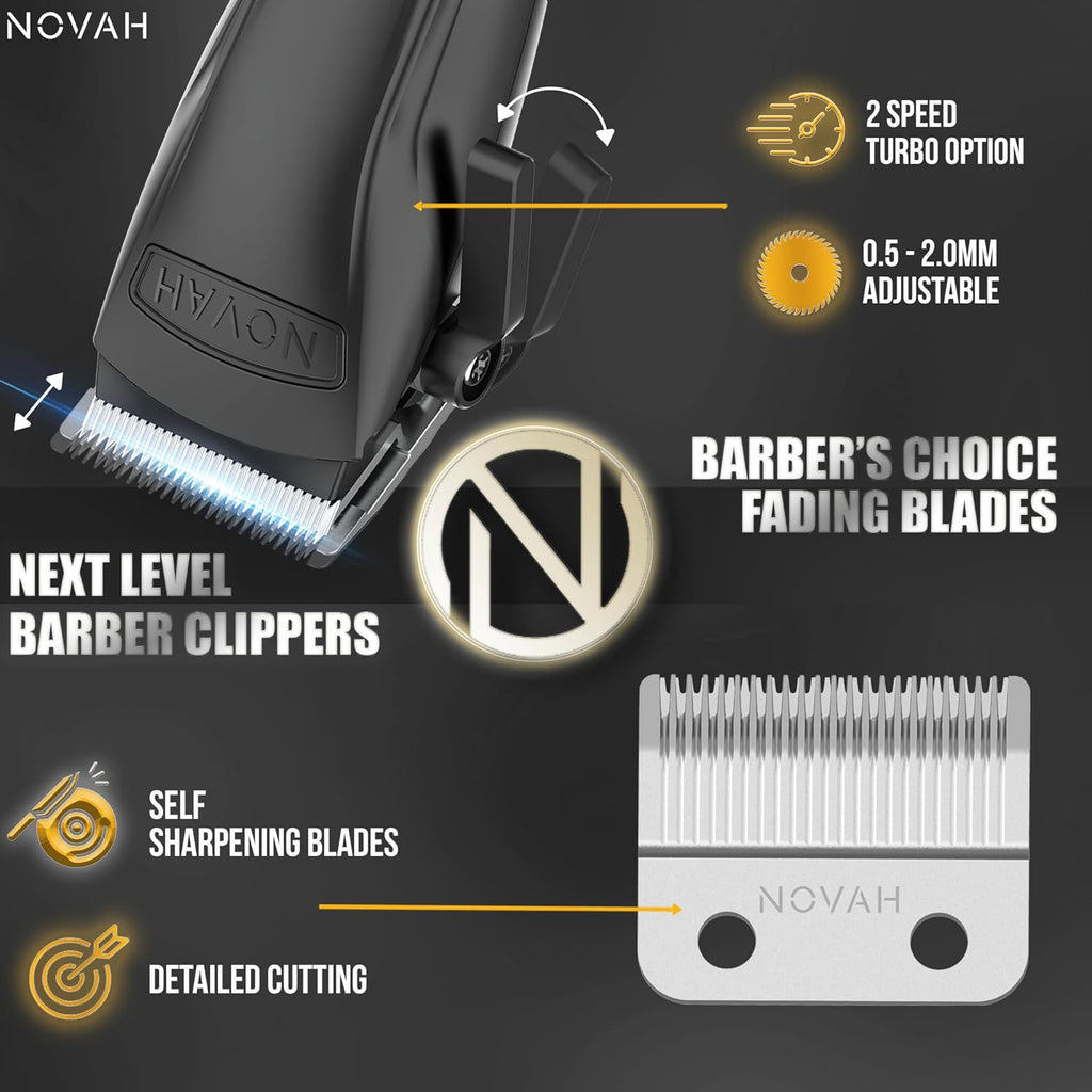 Nova Professiona Hai Clipper fo Men Professiona Barbe Clippers Electri Men Cordles Hai Clippe fo Barber Haircu Ki Fade Maquin d Corta Cabello
