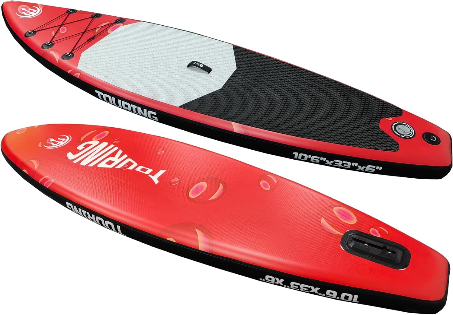 GarveeLif Inflatabl Paddl Boar fo Adults 11'¡Á33inc Stan u Paddl Boar Inflatabl wit SU Accessories Ultr Stabl Su Board Fishin Blo u Paddl Board wit Paddle Pump Backpack Fin