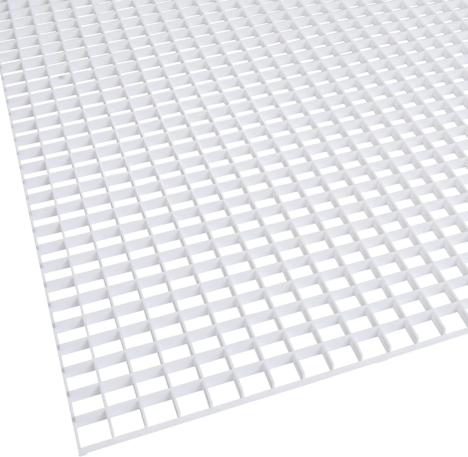 KastLit Eg Crat Pane 8-Pac i Whit Polystyren 2 5/8 4 5/8 wit 1/2inc 1/2inc 3/8inc Cel Siz Manufacture b America Louve Ceilin Ligh Covers HVA Grilles Aquariu Eggcrates