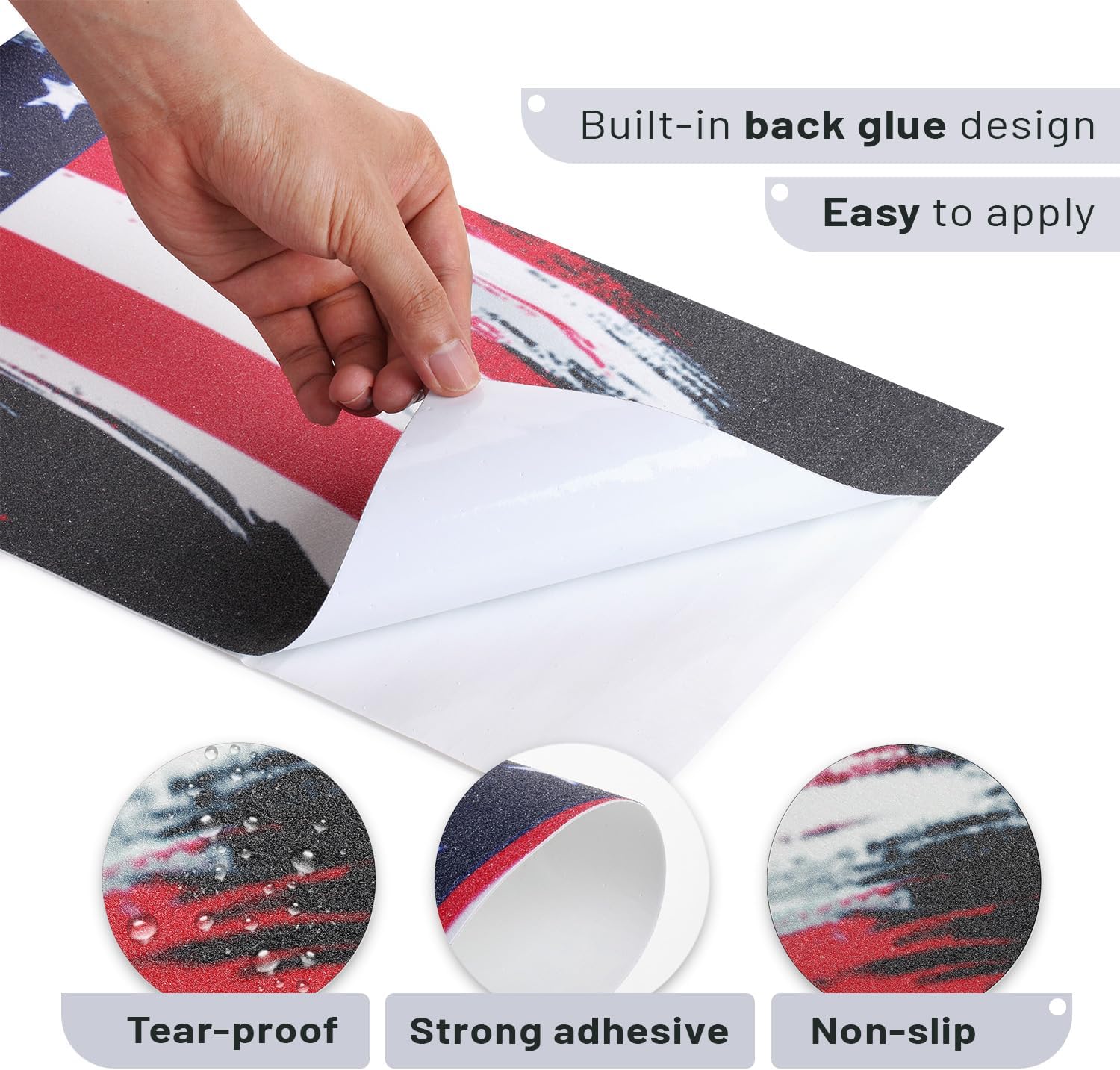 Mr. Pen Grip Tape - Non Slip Tape for Skateboards, Longboards & Scooters
