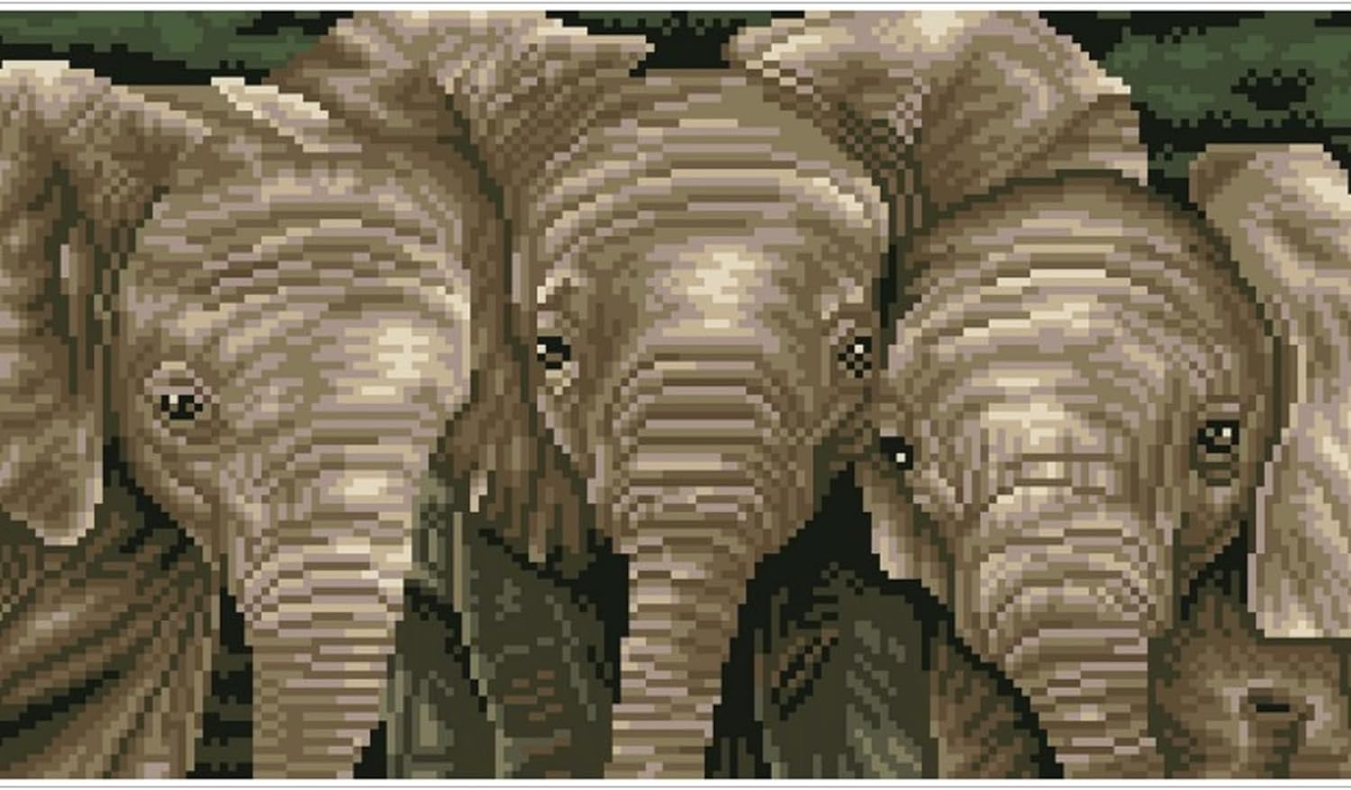 DIAMON DOT Trun Cal Elephan Diamon Paintin Kit fo Adult Diamon Ar Kit Relaxin Creativ Craf Ki wit Dot Gem 10.4inchx18.3inch