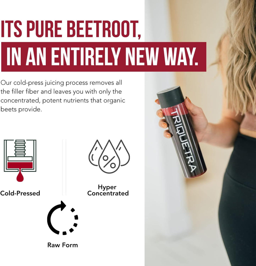 BioBeet Max Strength Beet Root Juice Powder – 20:1 Concentrate, Each Serving Derived from 60,000 mg Organic Beetroot - Cold-Pressed, USA Grown – Nitric Oxide, Circulation Support – 50 Servings