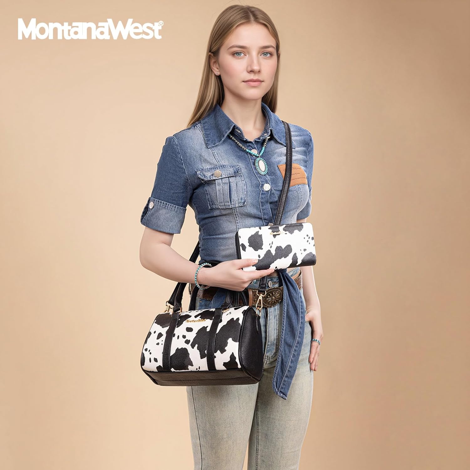 Montana West 3PCS Purses for Women Tote Bag and Wallet Set Shoulder Satchel Handbags