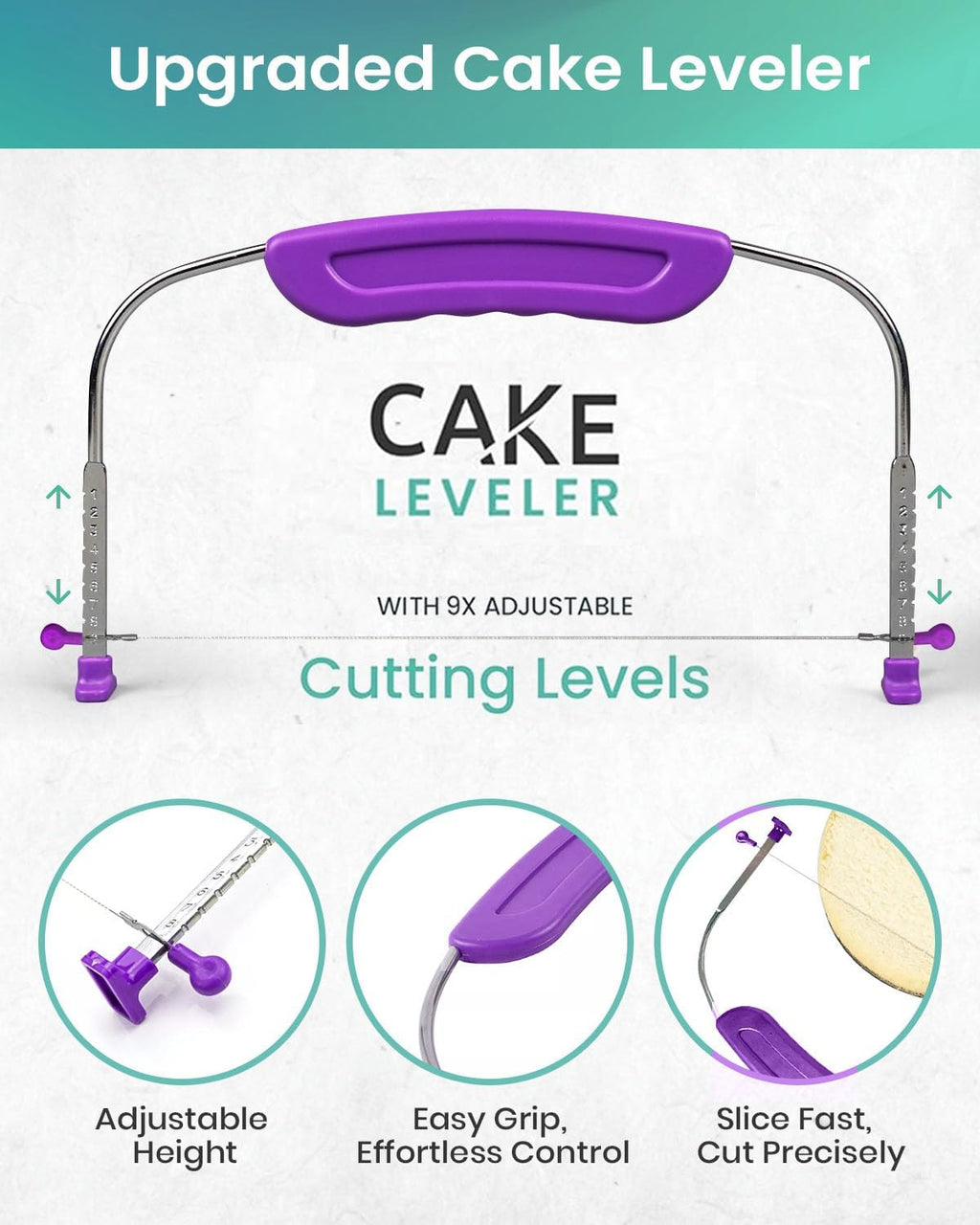 64PC Cak Decoratin Ki wit Leveler Bakin Supplie Gif Include Cak Stan Turntable 2 Numbere Icin Tips 30+ Pipin Bags Frostin Spatulas Scrappers Vide Cours Booklet