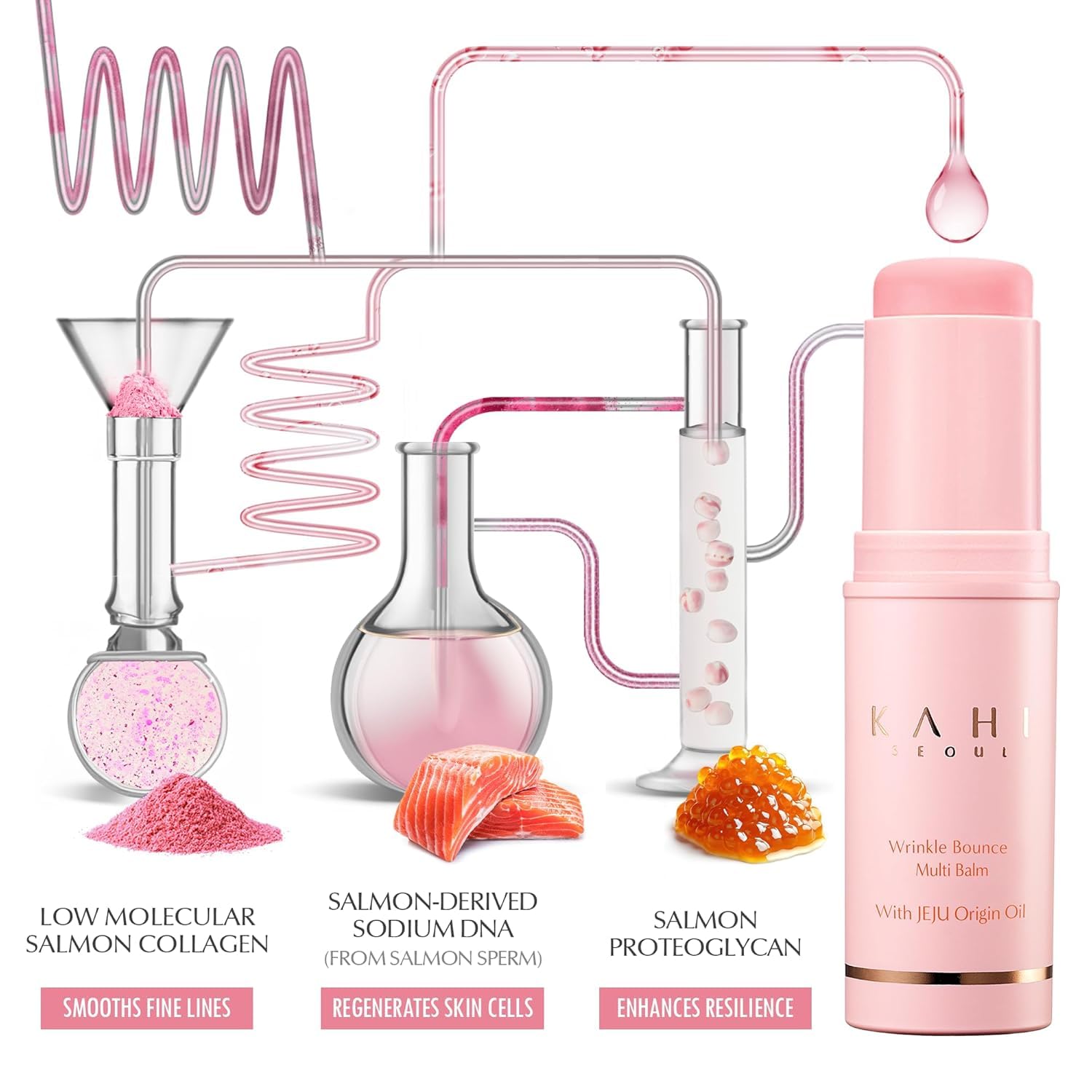KAH Wrinkl Bounc Mult Bal DU EDITIO All-in-On Hydratin Bal Ey Crea Mak U Bas Moistur Stic Dail Moisturize Stic wit Salmon-derive sodiu DN (0.3 o Pac o 2)