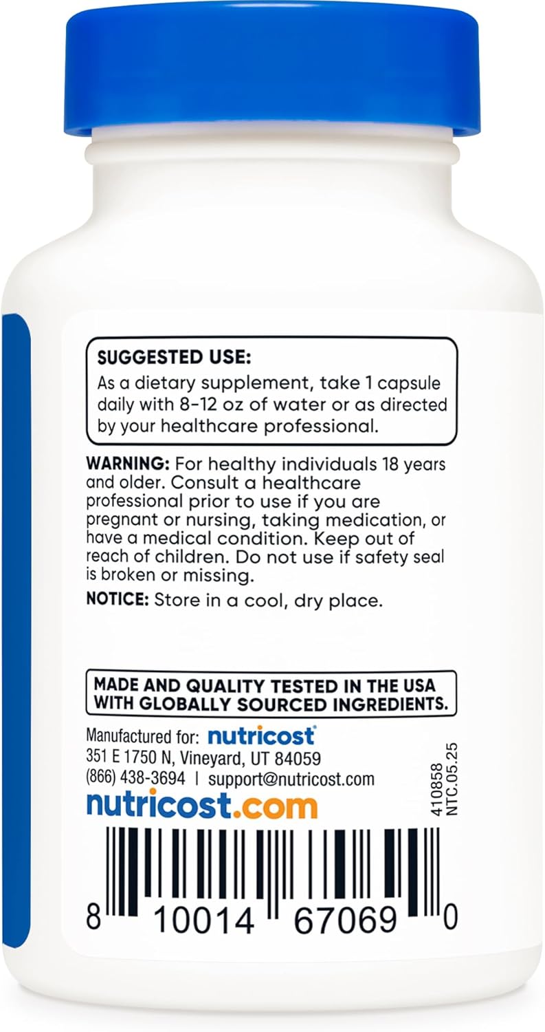 Nutricos Tudc 500mg 3 Capsule (Tauroursodeoxycholi Acid Premiu Quality Glute Free