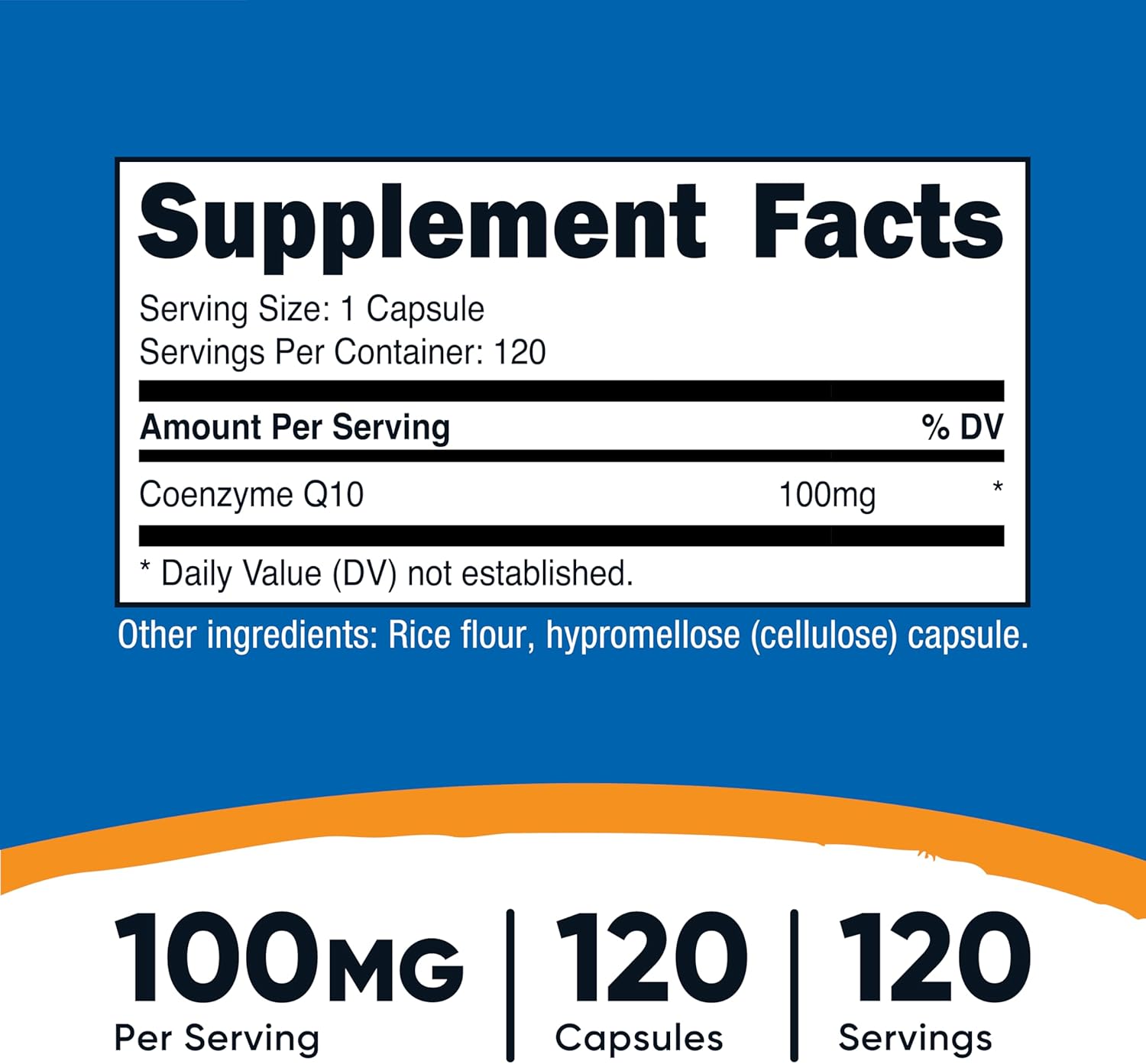 Nutricos CoQ1 100mg 12 Vegetaria Capsules 12 Serving Hig Absorption Vegetarian Non-GMO Coenzym Q10