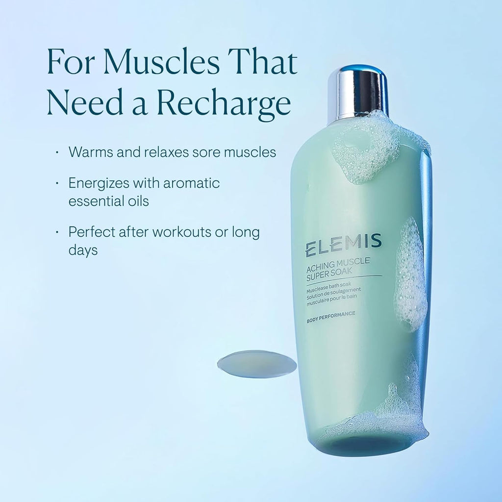 ELEMI Achin Muscl Supe Soa 400ml Natura Bat Mil Soa T Eas Muscl Ache Tension