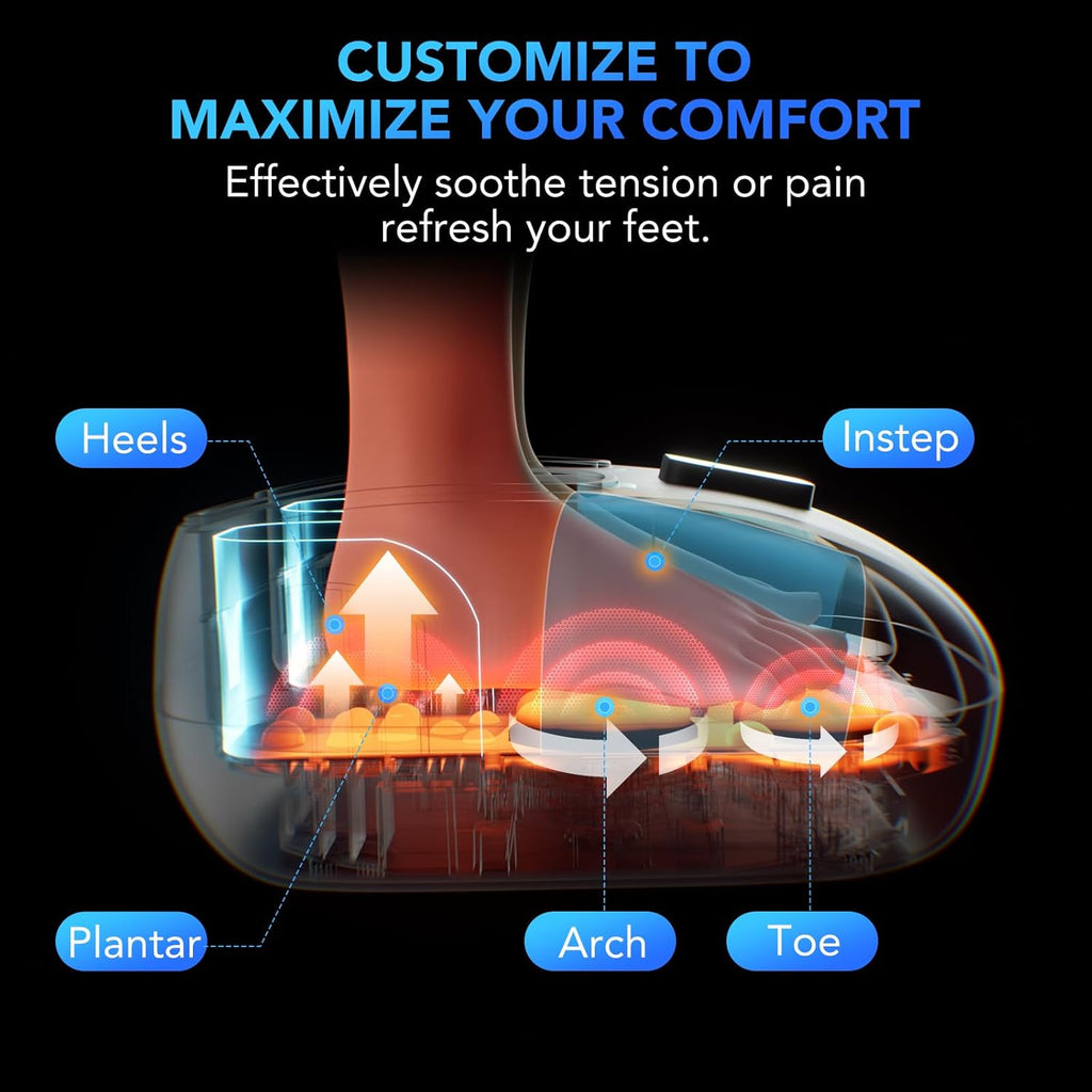 SK Foo Massage wit Hea an Remote Upgrad Electri Fee Massage fo Planta Fasciiti Pai Relief Level Compressio Massag fo Neuropath Planta Fasciitis U t Siz 1 Hom Offic Use