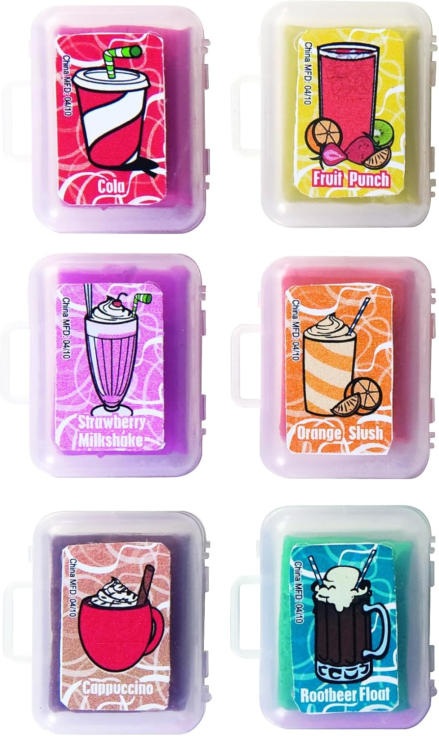Raymon Gedde 6812 Snac Attac Scente Eraser Fo Kids Assorte (Pac o 36)