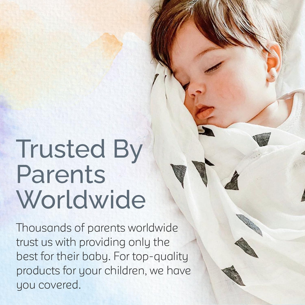 KiddyCar Bab Musli Swaddl Nurser Blanke fo Newborn Ba Blanket fo Boys/girl Bab Cotto Blanke Gif fo Newbor Babie 4-Pack