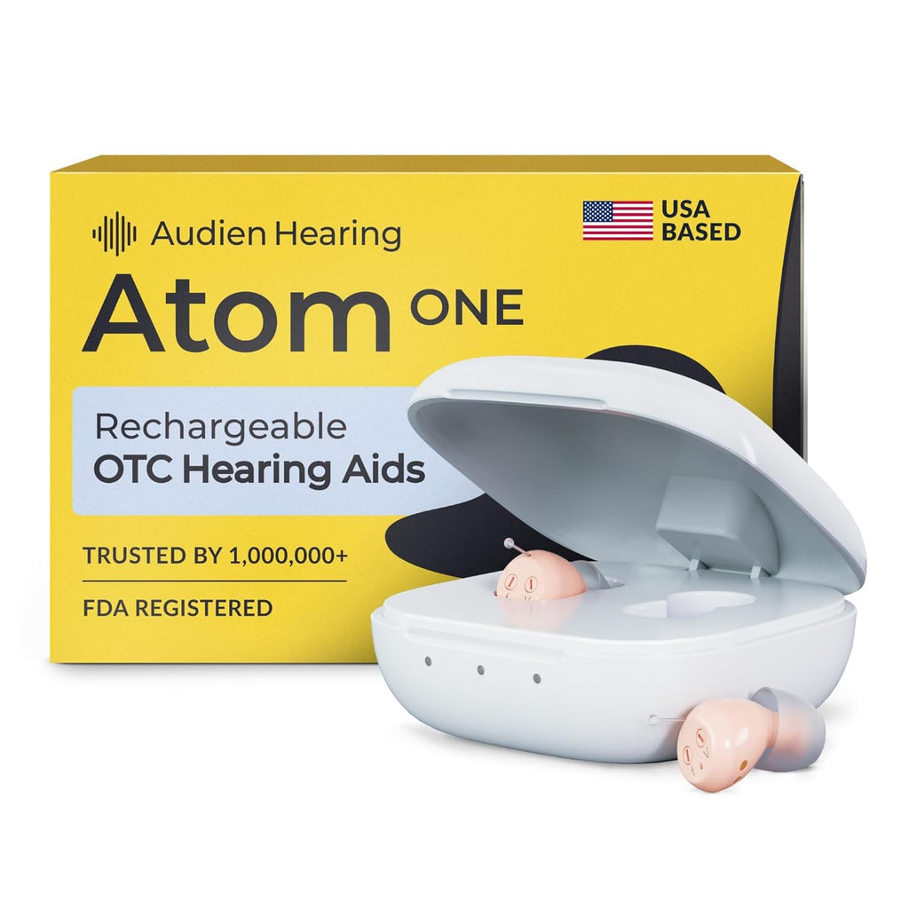 Audie Ato On OT Hearin Aid Wireless Rechargeable an Comfortabl Clea Soun i Small Discree Desig fo Senior Adult wit Hearin Loss