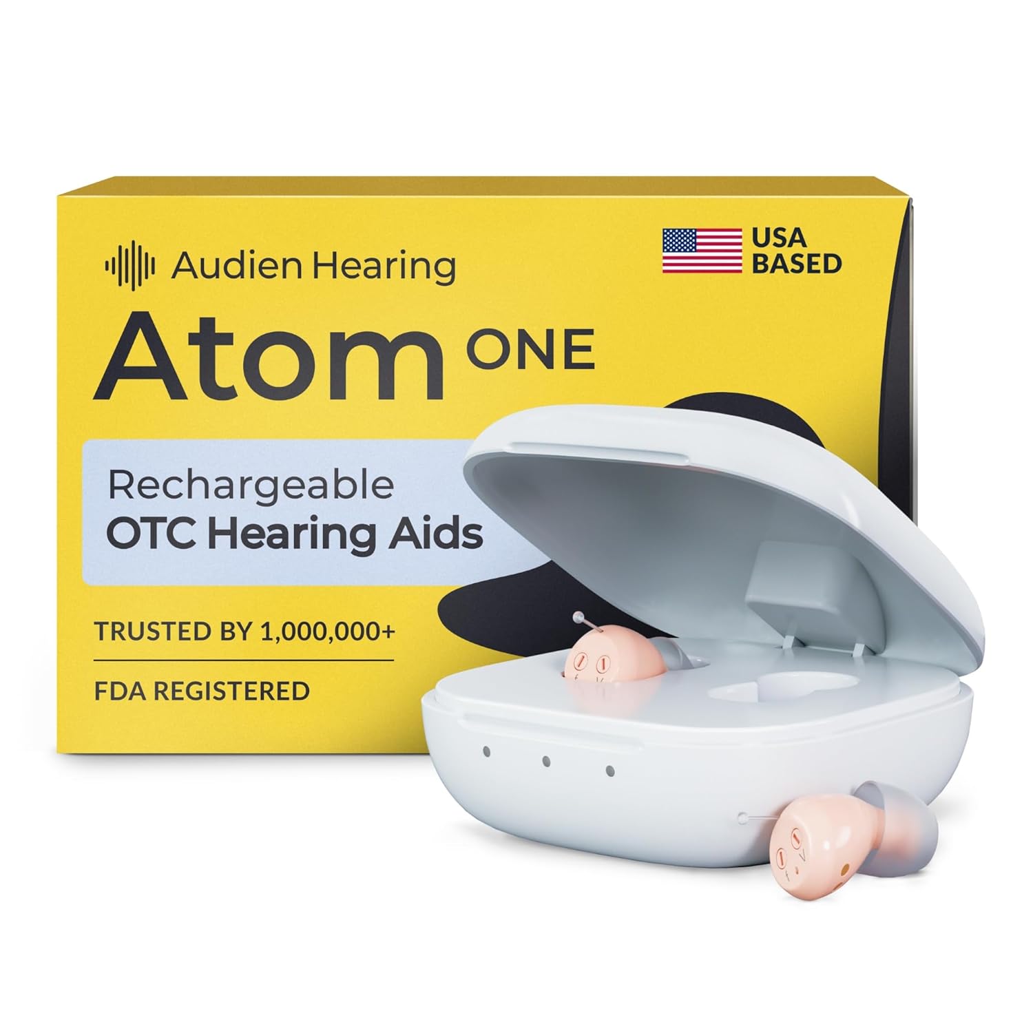 Audie Ato On OT Hearin Aid Wireless Rechargeable an Comfortabl Clea Soun i Small Discree Desig fo Senior Adult wit Hearin Loss