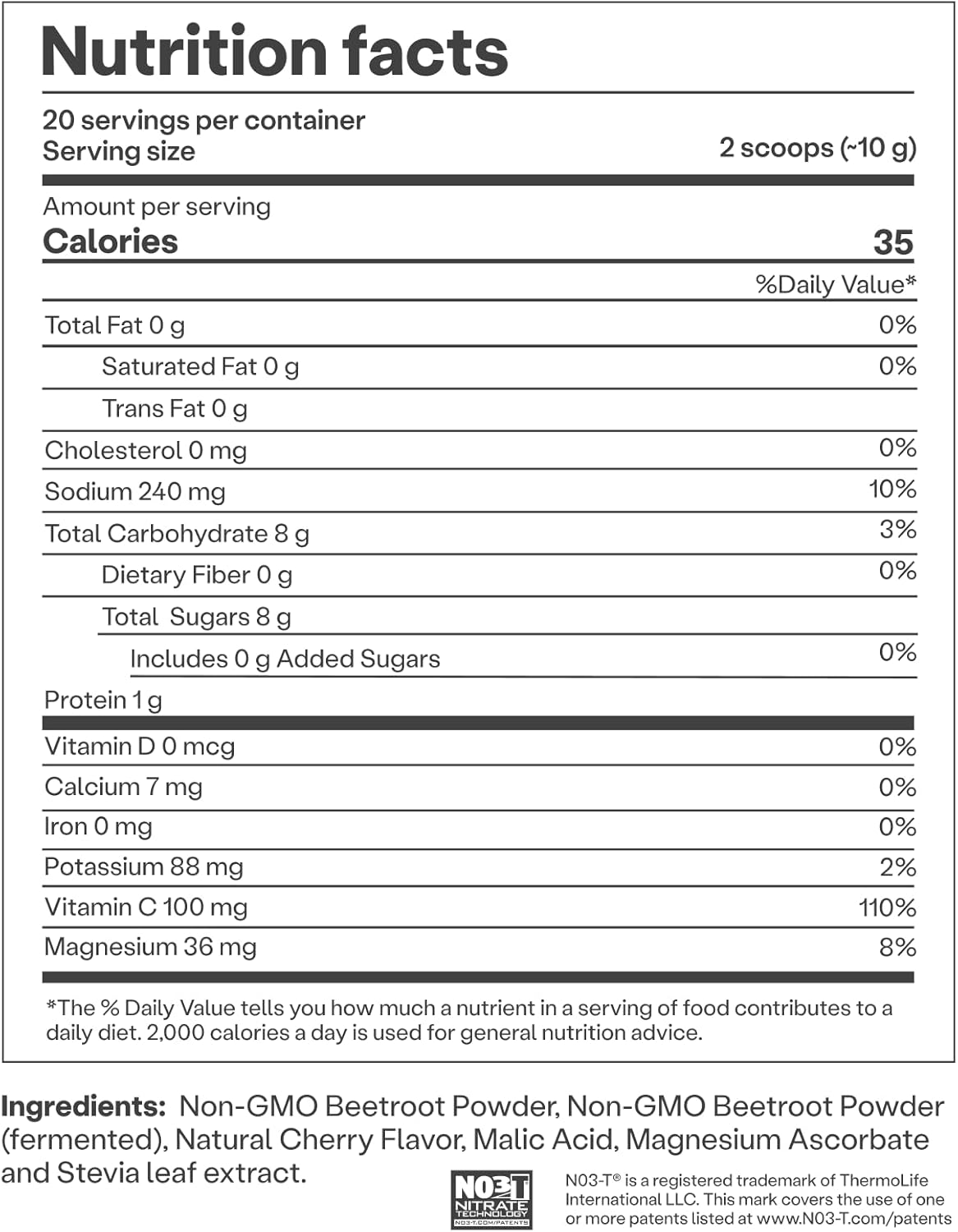 Humann SuperBeets Sport Endurance Pre Workout Powder, Nitric Oxide Supplement, NSF Certified, Stimulant Caffeine Free, Made with Beet Root, Wild Cherry, 20 Servings