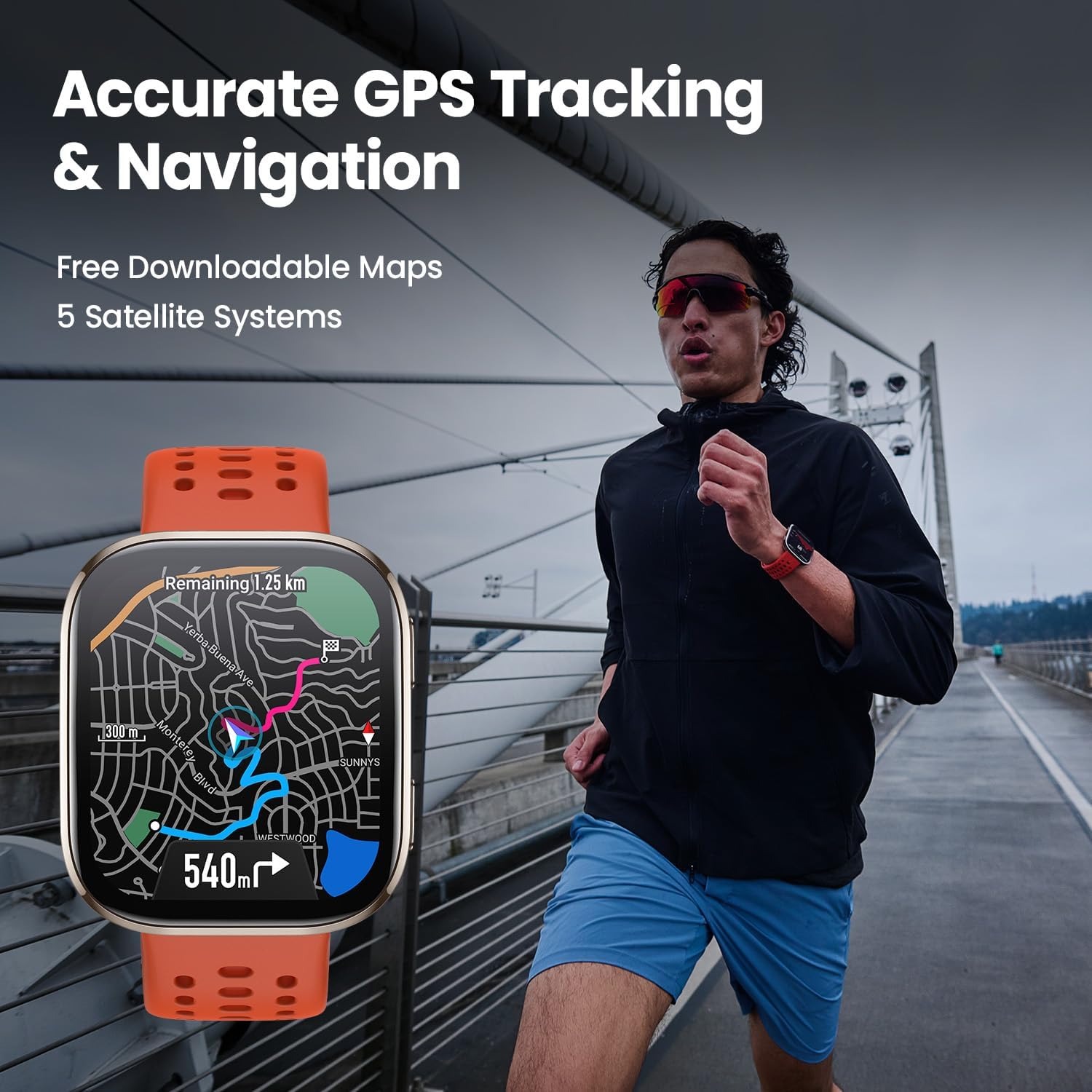 Amazfit Bip 6 Smart Watch 46mm, 14 Day Battery, 1.97inch AMOLED Display, GPS & Free Maps, AI, Bluetooth Call & Text, Health, Fitness & Sleep Tracker, 140+ Workout Modes, 5 ATM Water-Resistance, Red