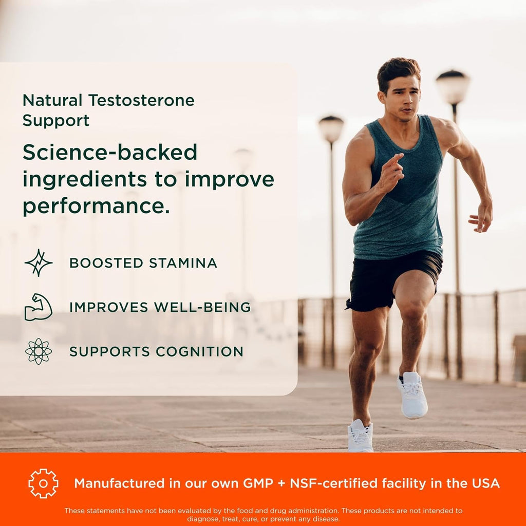 Geniu Test Advance Testosteron Booste fo Me Natura Stamina Endurance Energ Strengt Enhancin Supplemen Lea Muscl Builder Brai Libid Suppor Mal Supplements 12 Veggi Pills