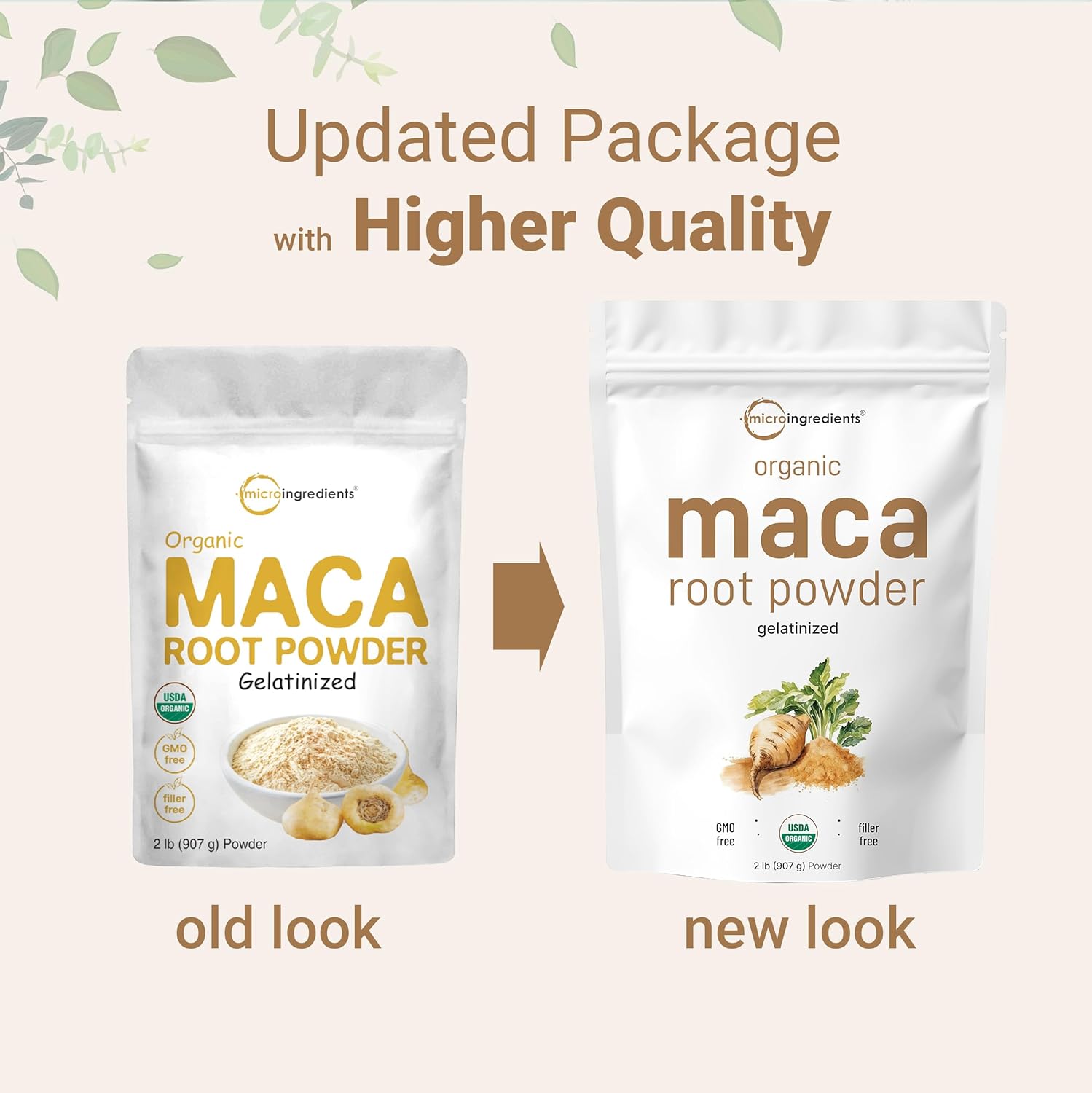 Organi Mac Roo Powder Pound Gelatinize fo Bette Absorption Ric i Antioxidants Hel Energy Stamina Endurance Strengt an Immun System N GMOs Vega Friendl an Per Origin