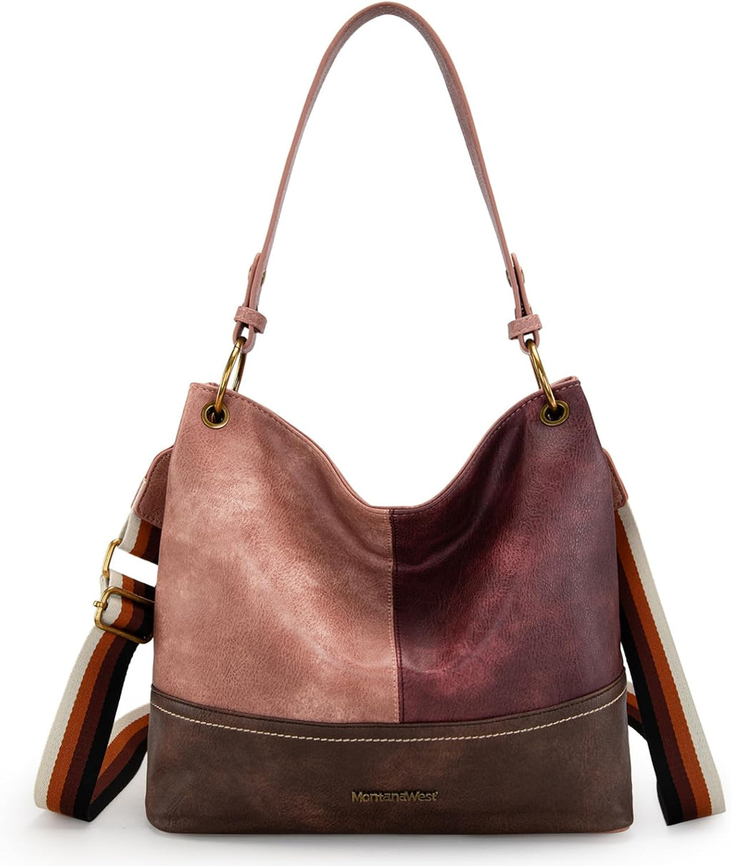 Montana West Purses for Women Hobo Shoulder Handbags with Zipper