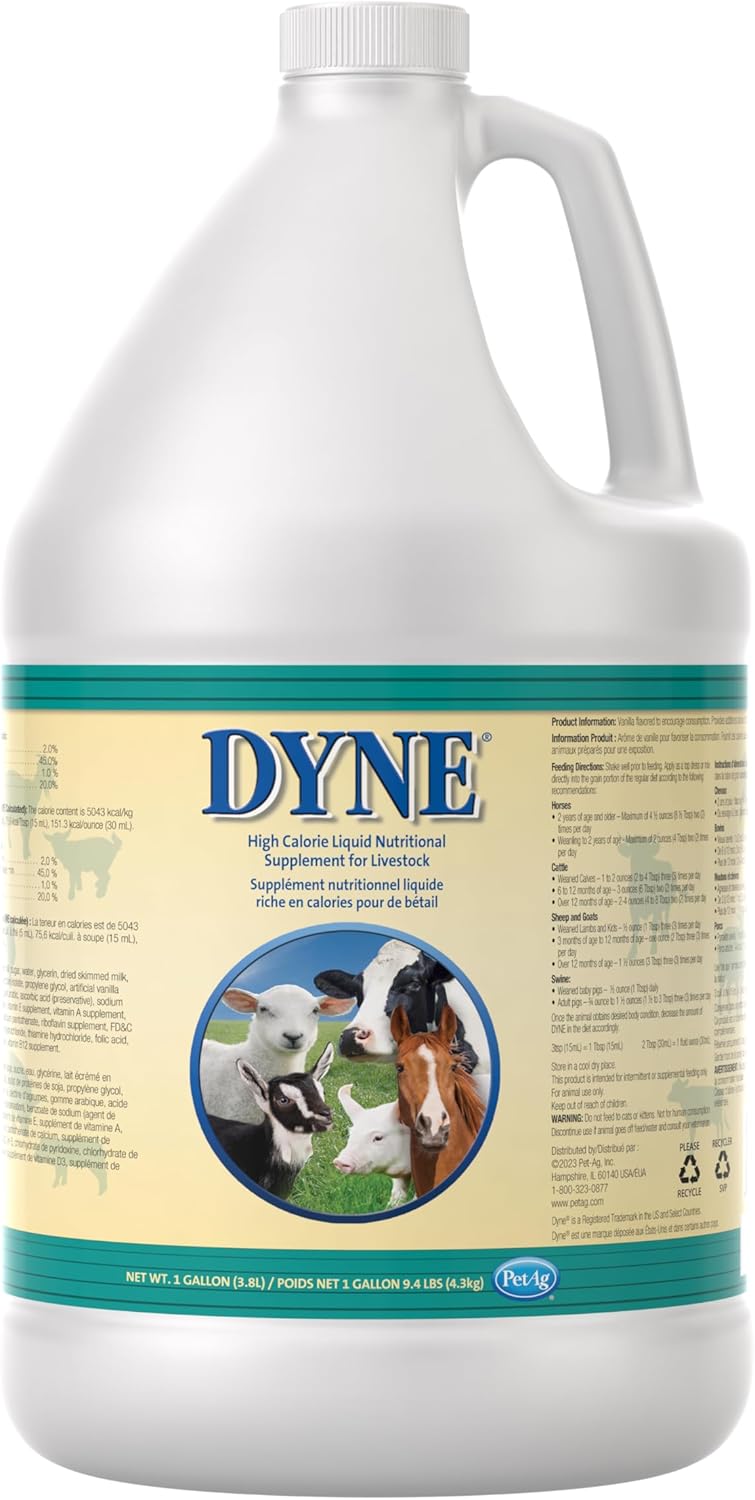 PetA Dyn Hig Calori Liqui Nutritiona Supplemen fo Livestoc  Gallo Include Adde Vitamin Excellen fo Underweight Stressed o Recoverin Animals