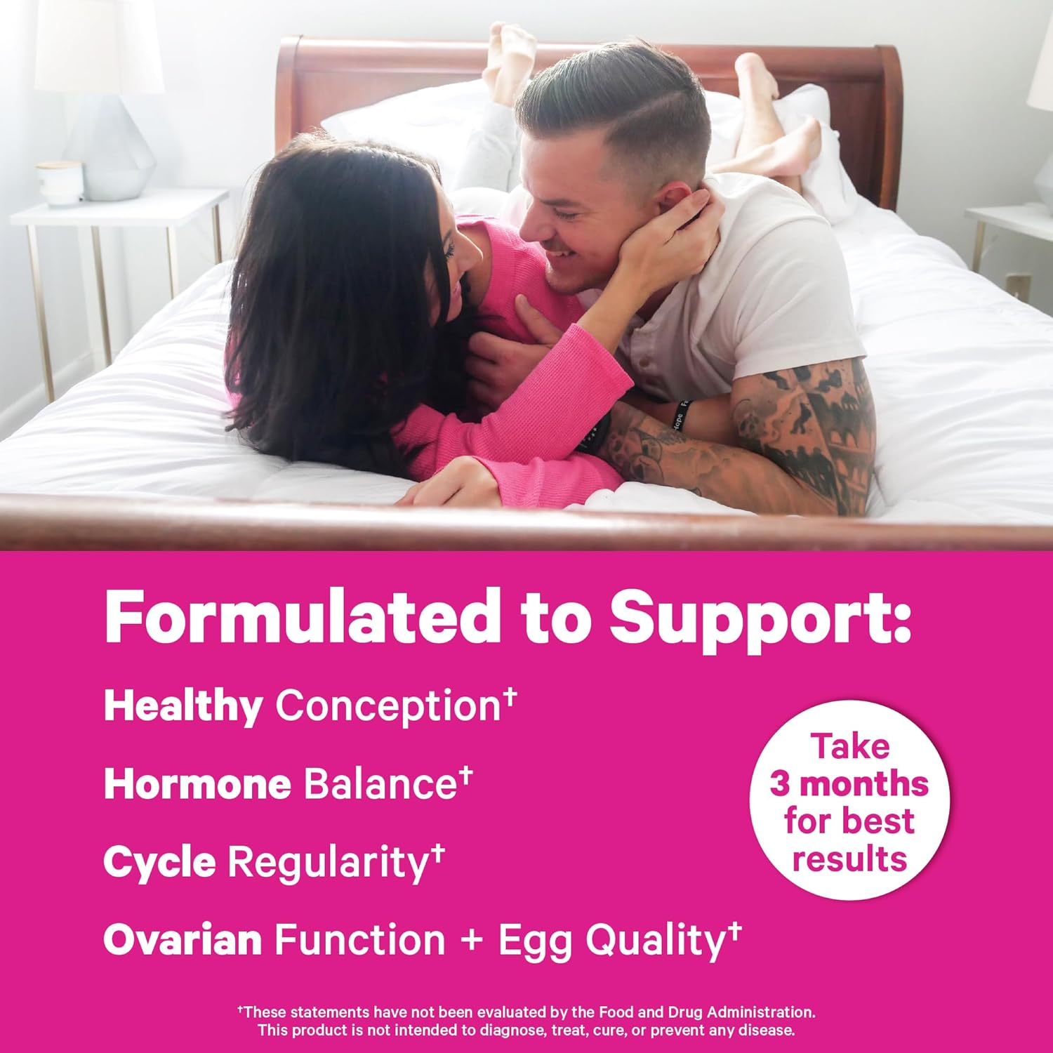 Pin Stor Premiu Fertilit Gummie Fertilit Supplement fo Wome wit CoQ10 Myo-Inosito Prenata Vitamin Conceptio Suppor Hormon Balanc fo Women Ovaria Car 6 Gummies