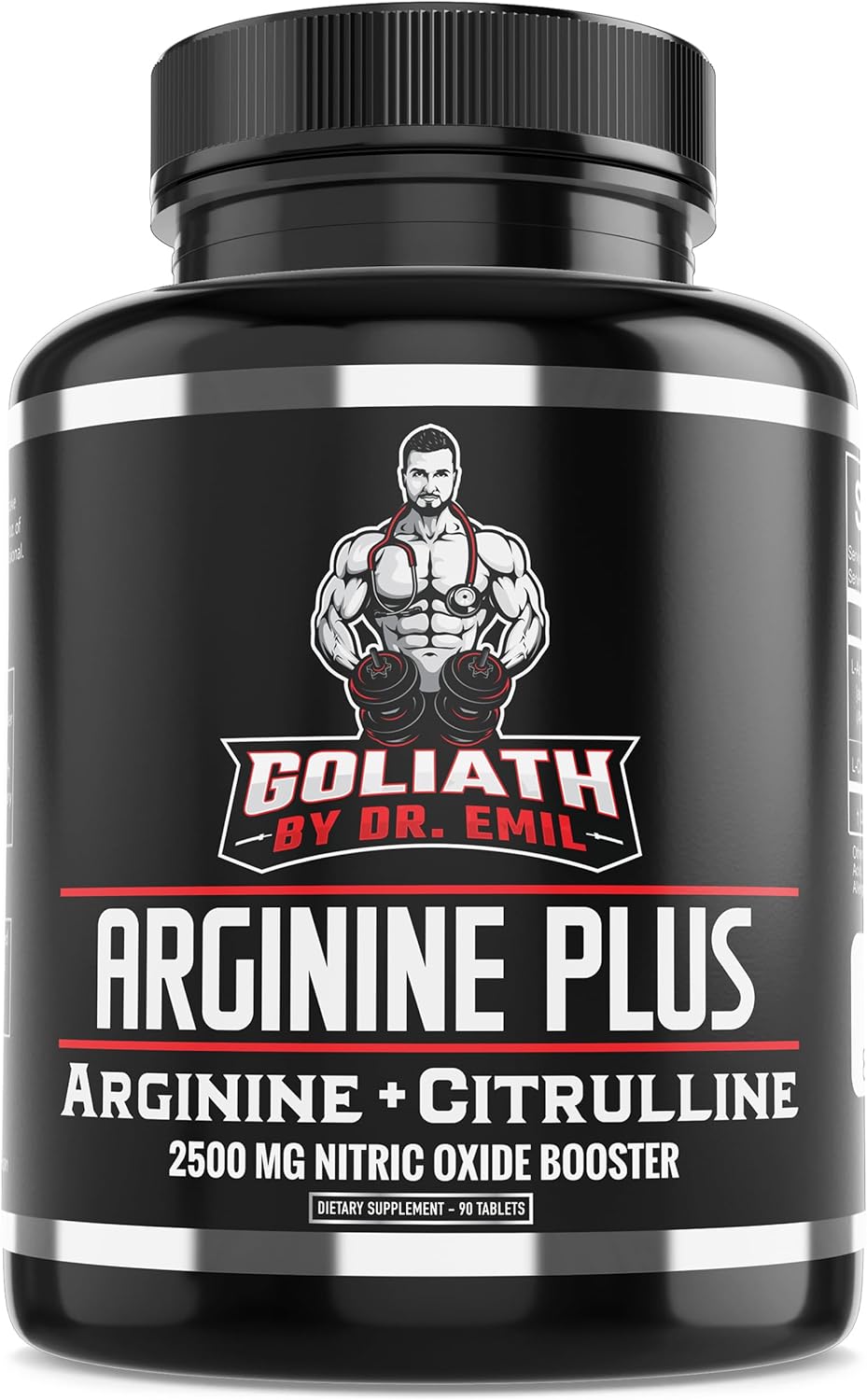 Dr Emil' ARGININ Plu  Arginin  Citrullin 250 M Hig Dos N Booste Tablet Nitri Oxid Supplemen fo Vascularit an Hear Healt (Arginin AAK an Citrullin Malat 2:1)