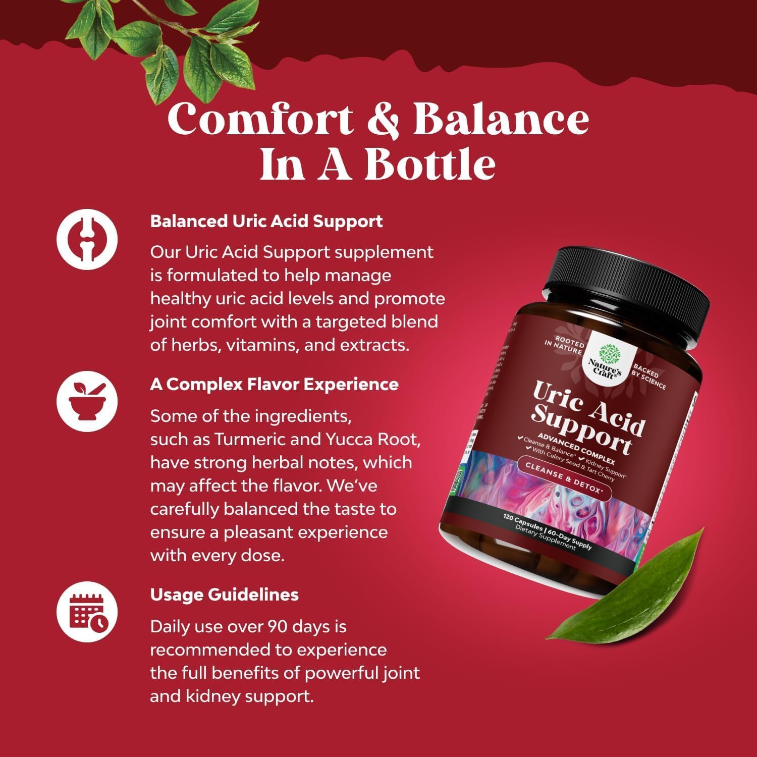 Green Coffee Bean Extract for Uric Acid Cleanse Detox - Green Coffee Beans with Turmeric, Tart Cherry Celery Seed for Adults - Daily Uric Acid Flush for Joints Support Kidney Cleanser ¨C 120 Ct