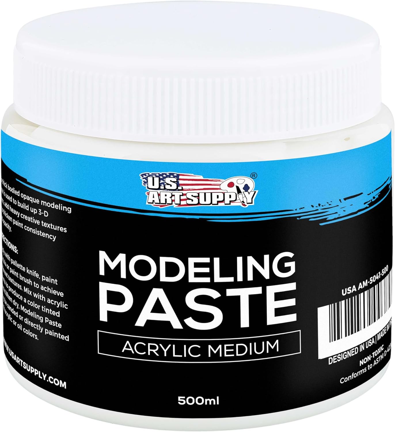 U.S Ar Suppl Acryli Modelin Past 16.9o (500ml Lightweight Flexible Mixable Sandable an Archival-Safe