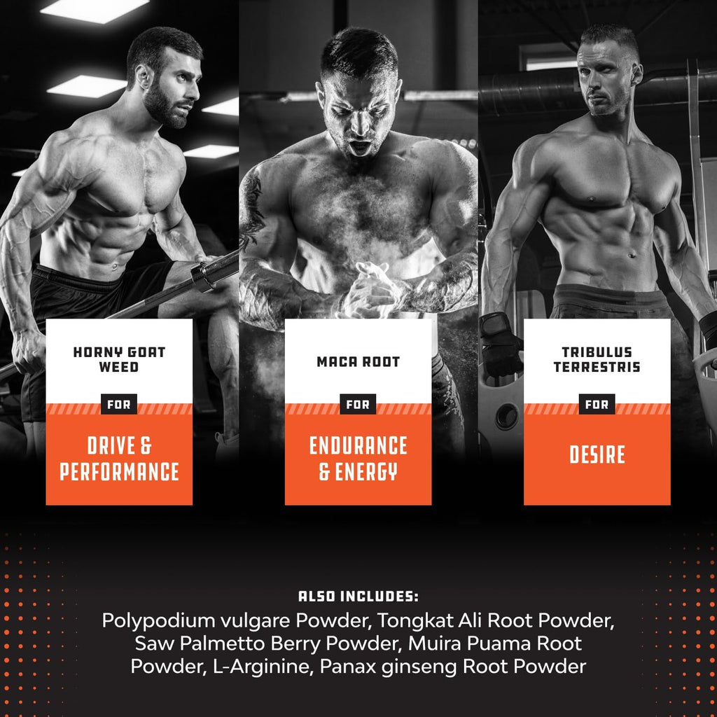 Testosteron Supplemen fo Me Testosteron Booste fo Me wit Horn Goa Weed Mac Root Tongka Al Tribulu Terrestri Energ Support Performanc Enhancer Muscle Buildin 6 Capsules