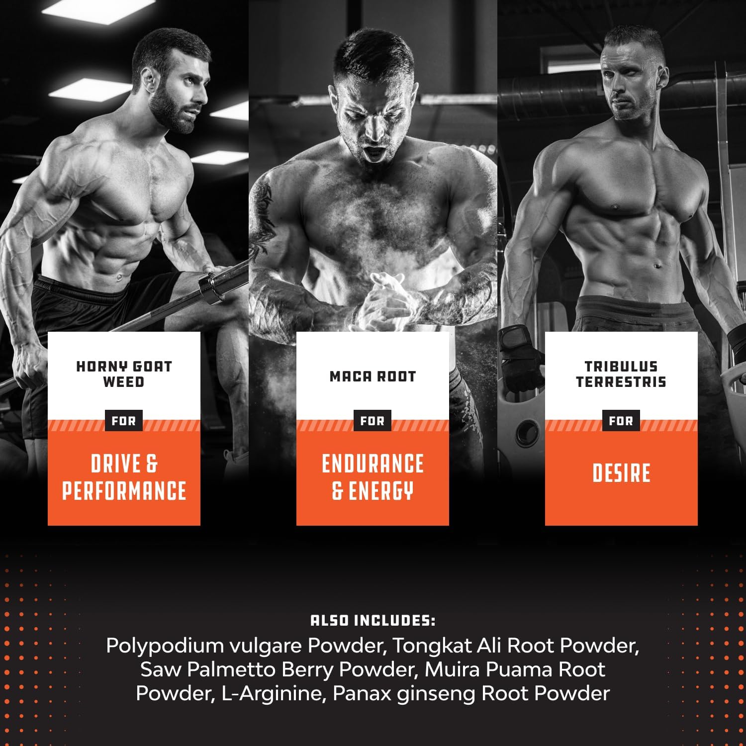 Testosteron Supplemen fo Me Testosteron Booste fo Me wit Horn Goa Weed Mac Root Tongka Al Tribulu Terrestri Energ Support Performanc Enhancer Muscle Buildin 6 Capsules