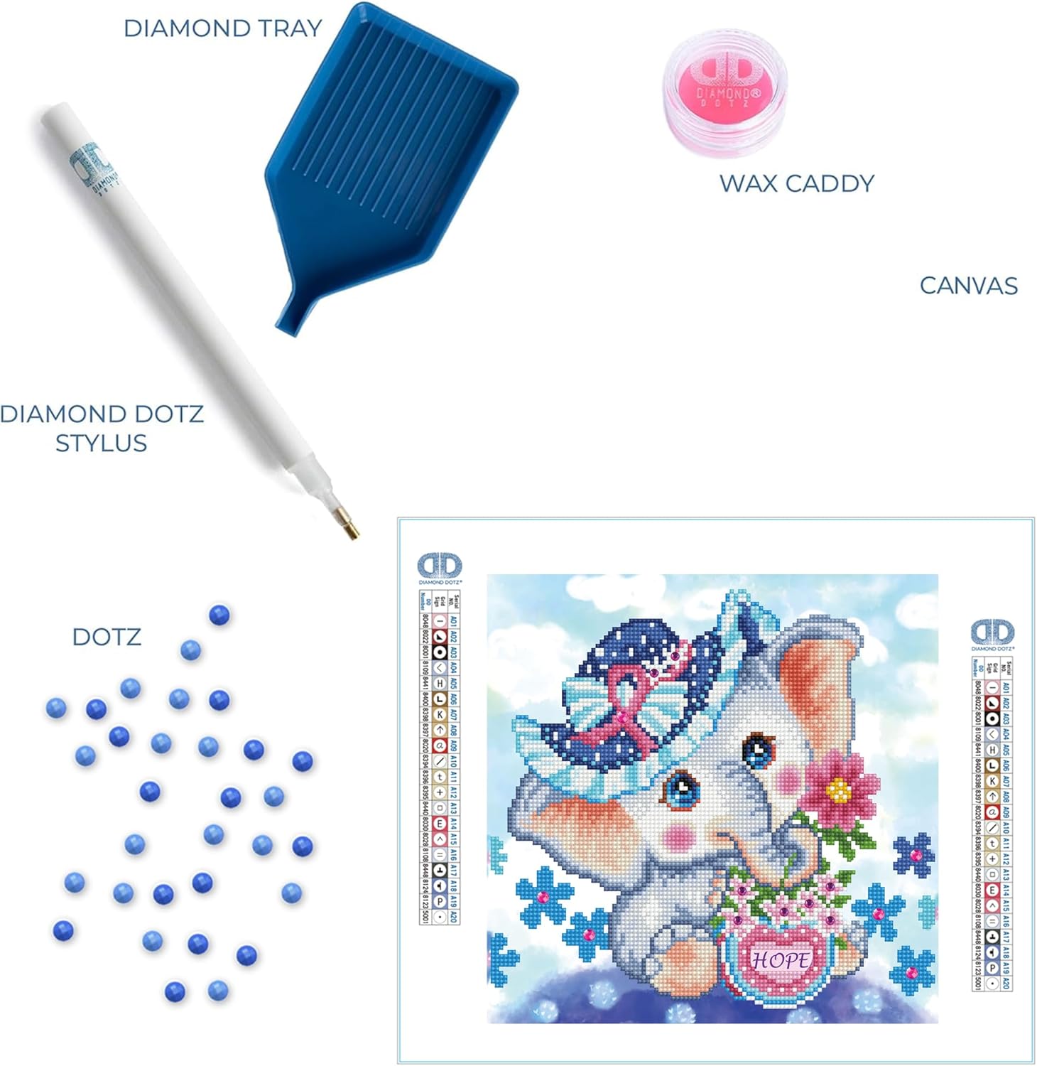 DIAMON DOT Hop Elephan Diamon Paintin Kit fo Adult Diamon Ar Kit Relaxin Creativ Craf Ki wit Dot Gem 12inchx12inch