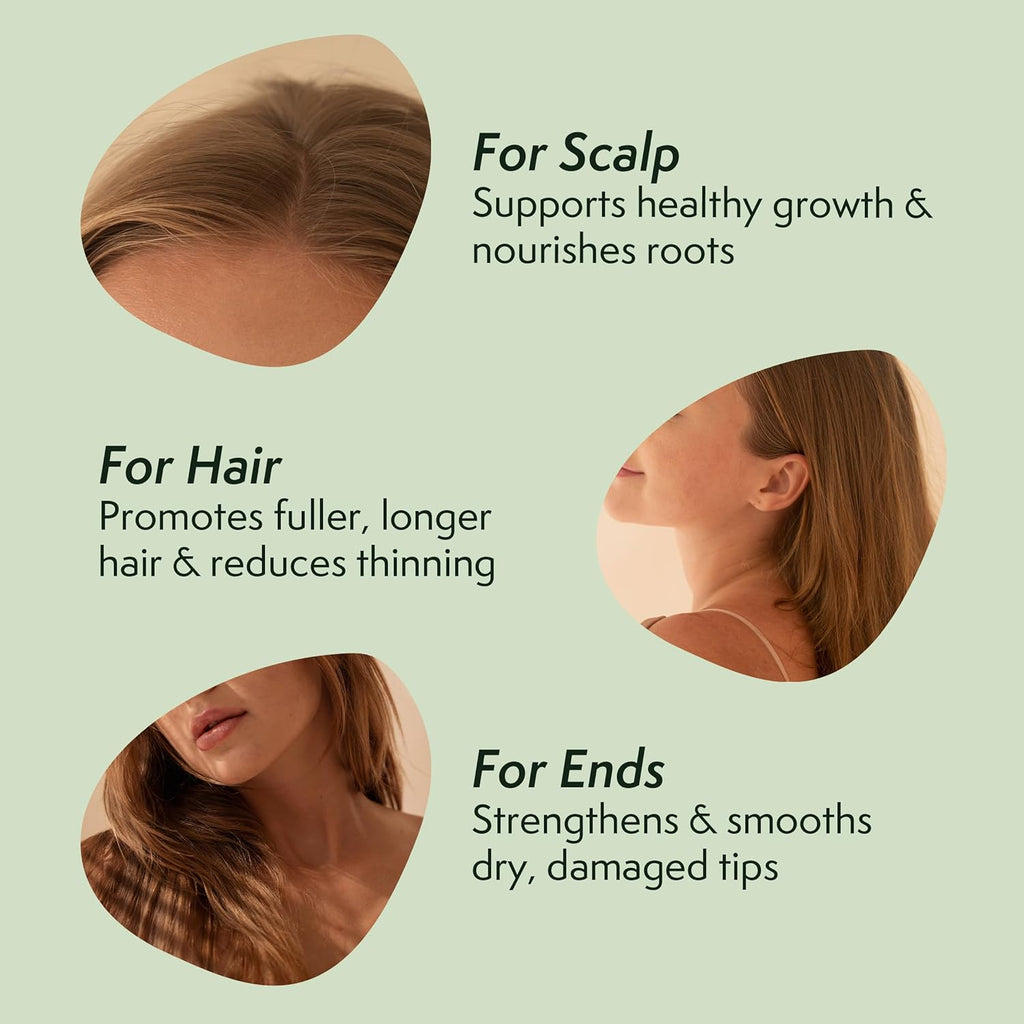 Natur Spel Rosemar Oi Fo Hai Growt Wit Roo Com Applicator Pre-Dilute Hai Scal Oi Nourishe Dry Damage Hair Fo Wome Men 5.0 F Oz