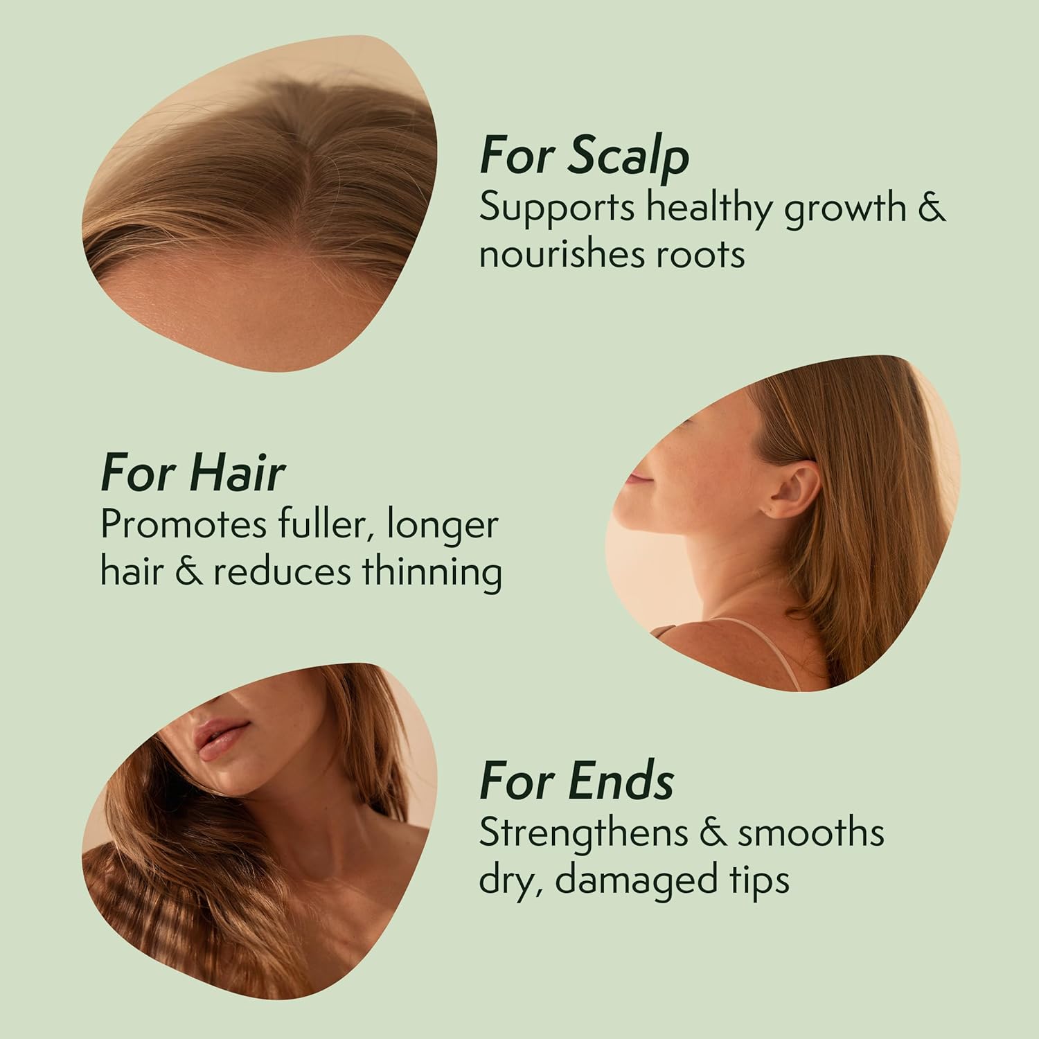 Natur Spel Rosemar Oi Fo Hai Growt Wit Roo Com Applicator Pre-Dilute Hai Scal Oi Nourishe Dry Damage Hair Fo Wome Men 5.0 F Oz