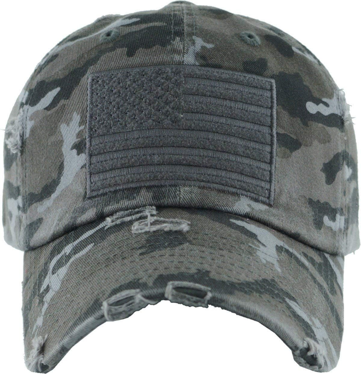 Funky Junque Distressed Vintage Baseball Cap - Embroidered Patch Women's Hat - Holiday, Lifestyle Patriotic Designs