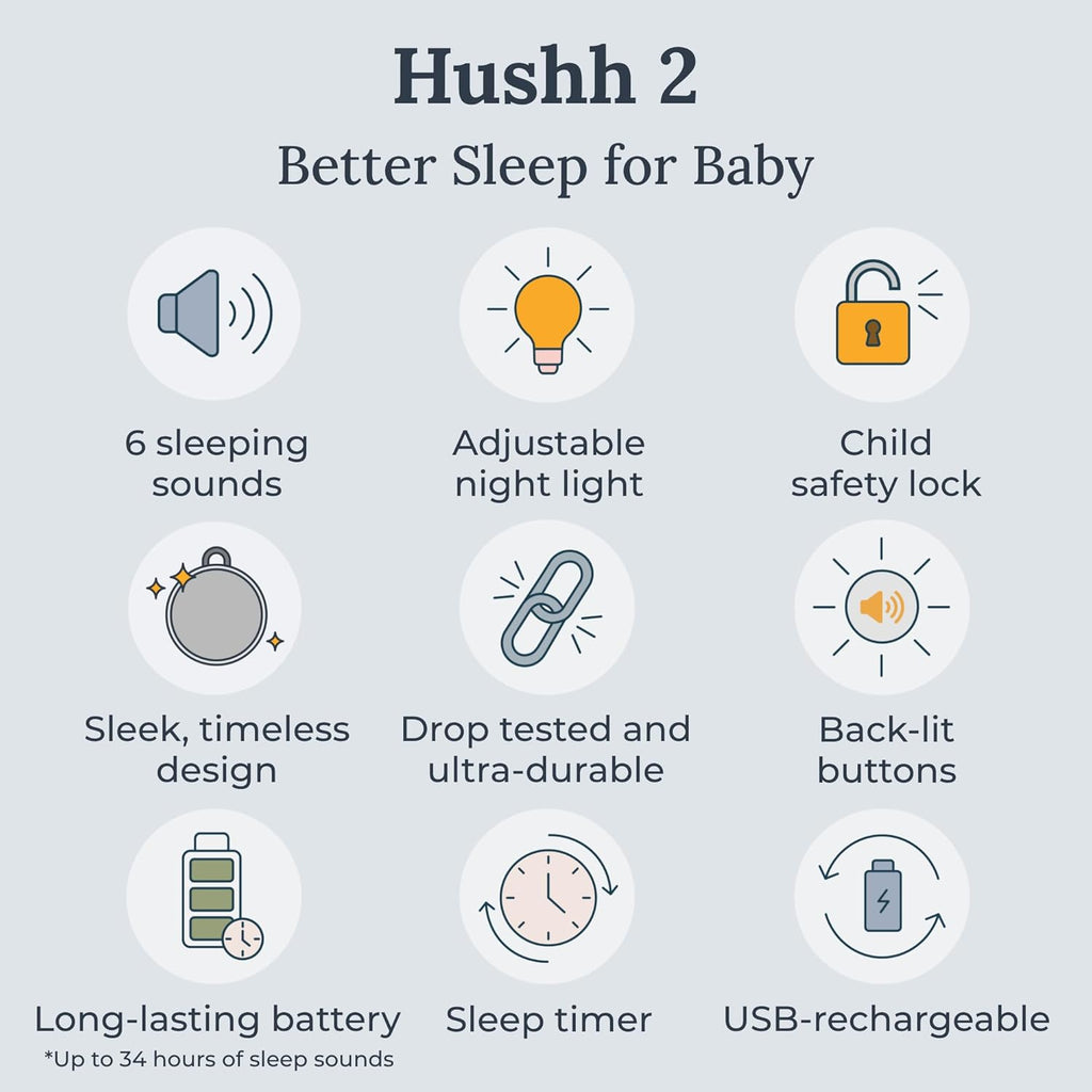Yogaslee Doh Classi (White an Hush Portabl Soun Machin Bundle Th Origina Whit Nois Soun Machine Soothin Natura Sound fro Rea Fan Slee Therap fo Adults Kid Baby
