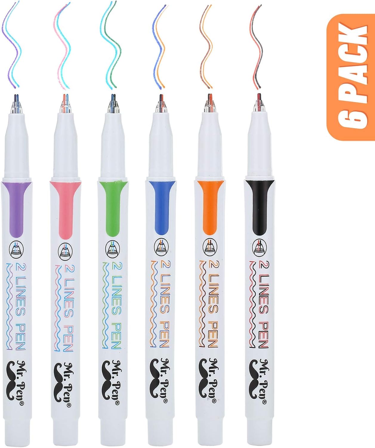 Doubl Lin Pen Pack Assorte Colors Bibl Journalin Pens Outlin Pen 3- Tw Lin Tw Lin Pens Line Pen fo Drawing