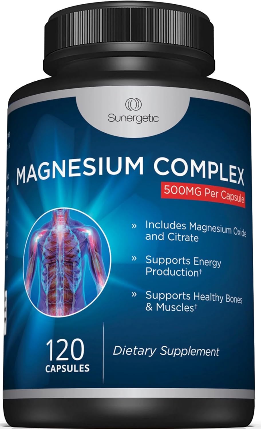 Premiu Magnesiu Citrat Capsule Powerfu 500m Magnesiu Oxid Citrat Supplemen Help Suppor Health Bones Muscles Teeth Energ Relaxatio 12 Vegetabl Capsules
