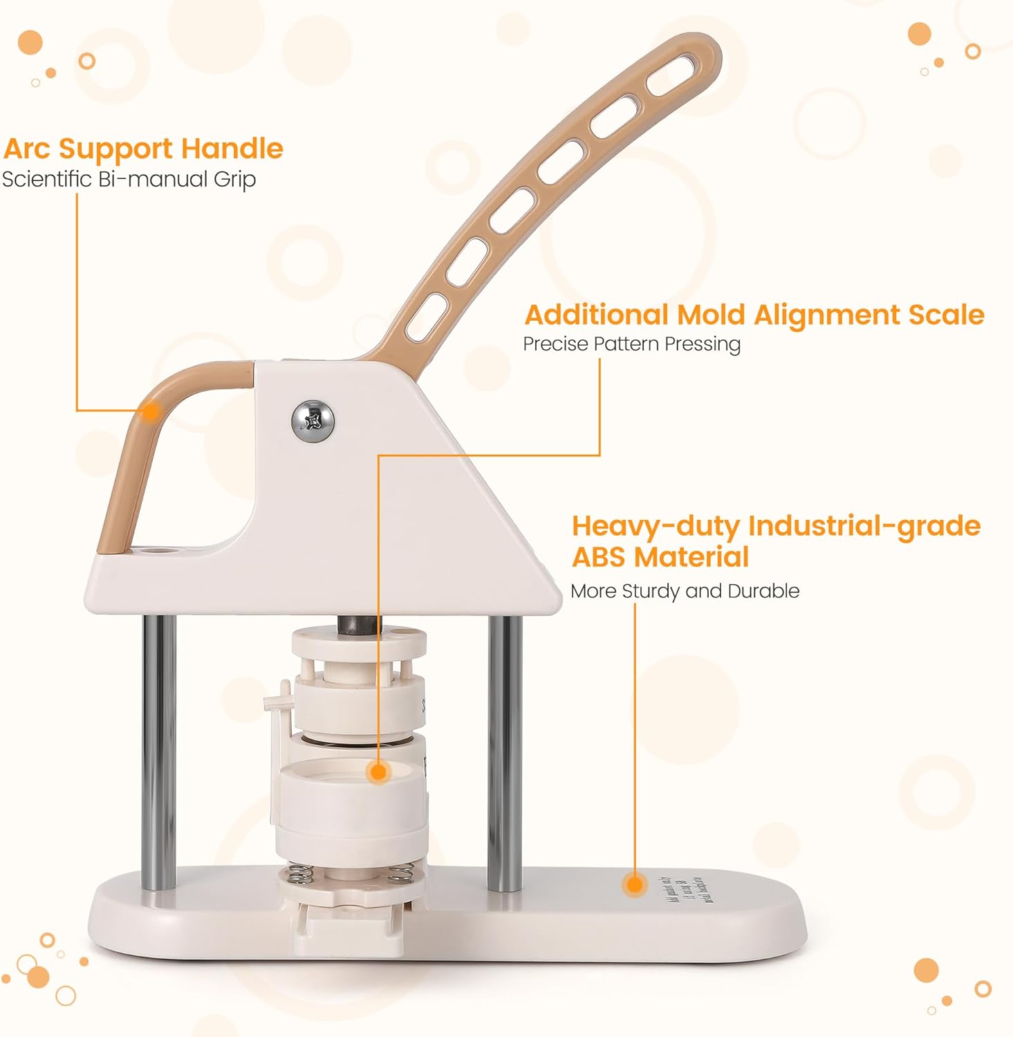 Butto Maker 1/1.25/2.2 i (25/32/5 mm in- Pi Maker Ergonomi Ar Handl Punc Pres Kit 300pc Butto Parts Pictures Circl Cutter Magi Book fo Childre DI Gifts